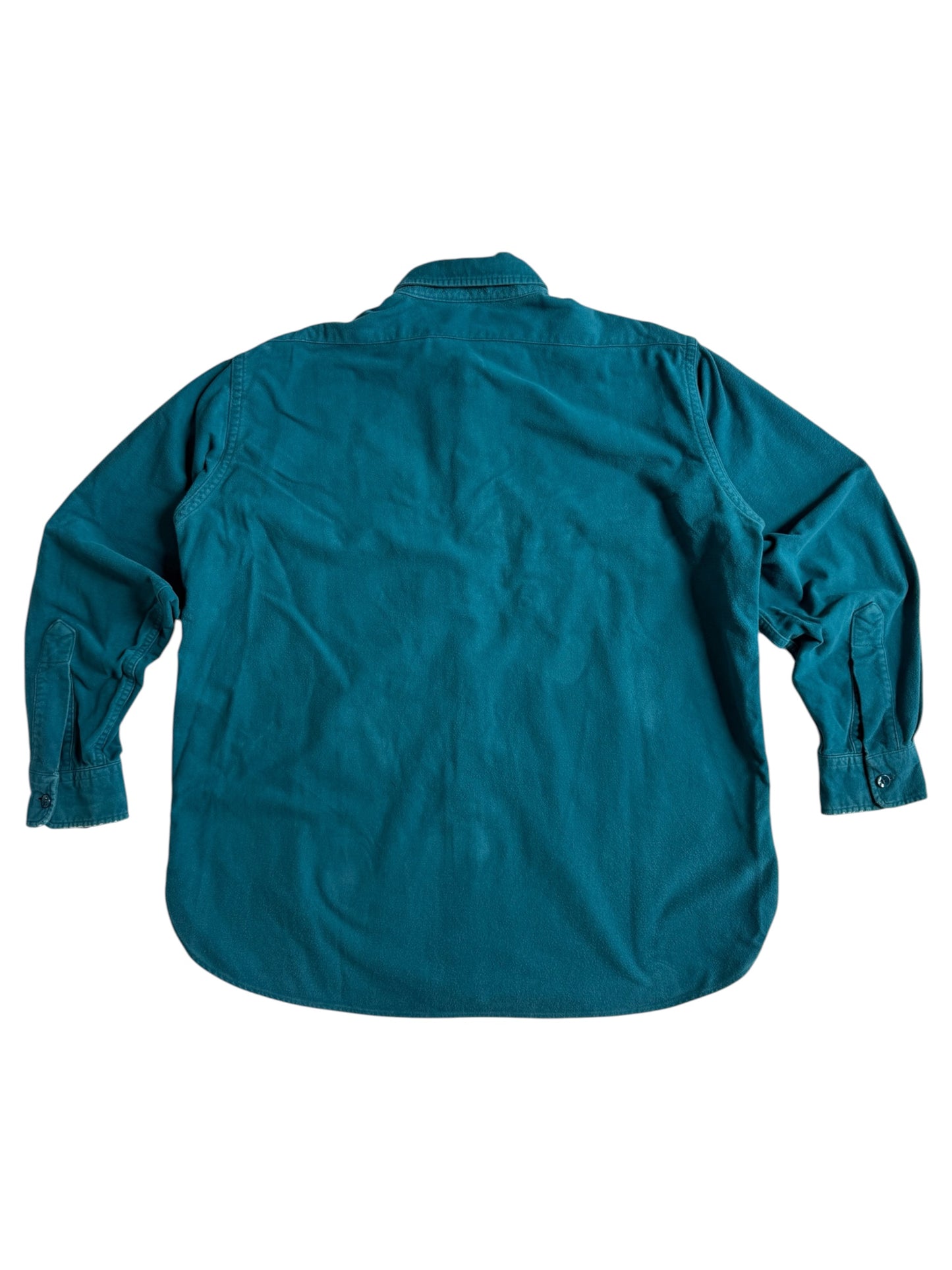 Vintage 80s-90s LL Bean Chamois Cloth Shirt Made in USA