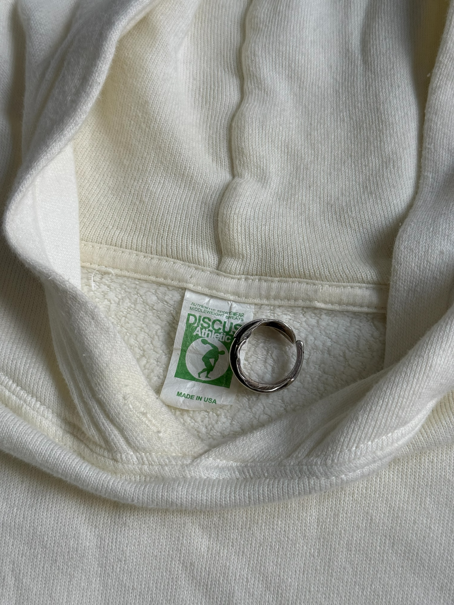 Vintage Discus Athletic Made In Usa Plain Oversized Hoodie