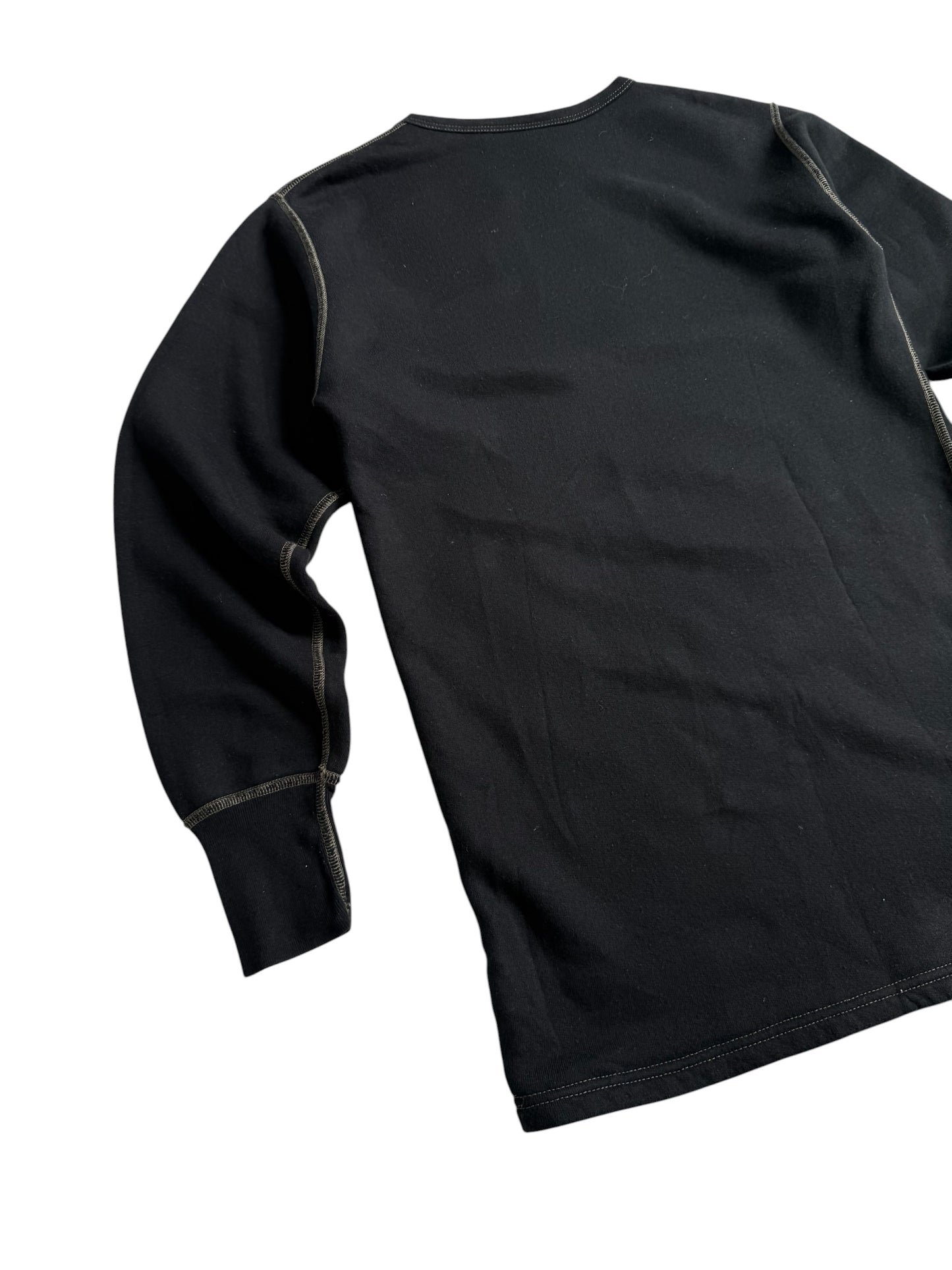 Vintage 1987 French Military Cold Weather Fleece Lined Sweatshirt