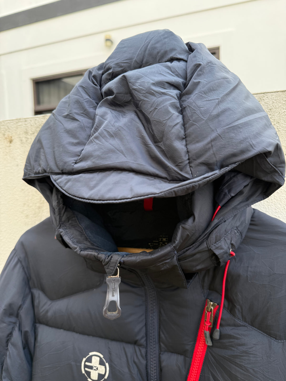 Vintage Y2K Polo Ralph Lauren RLX Down Puffer Jacket Hooded