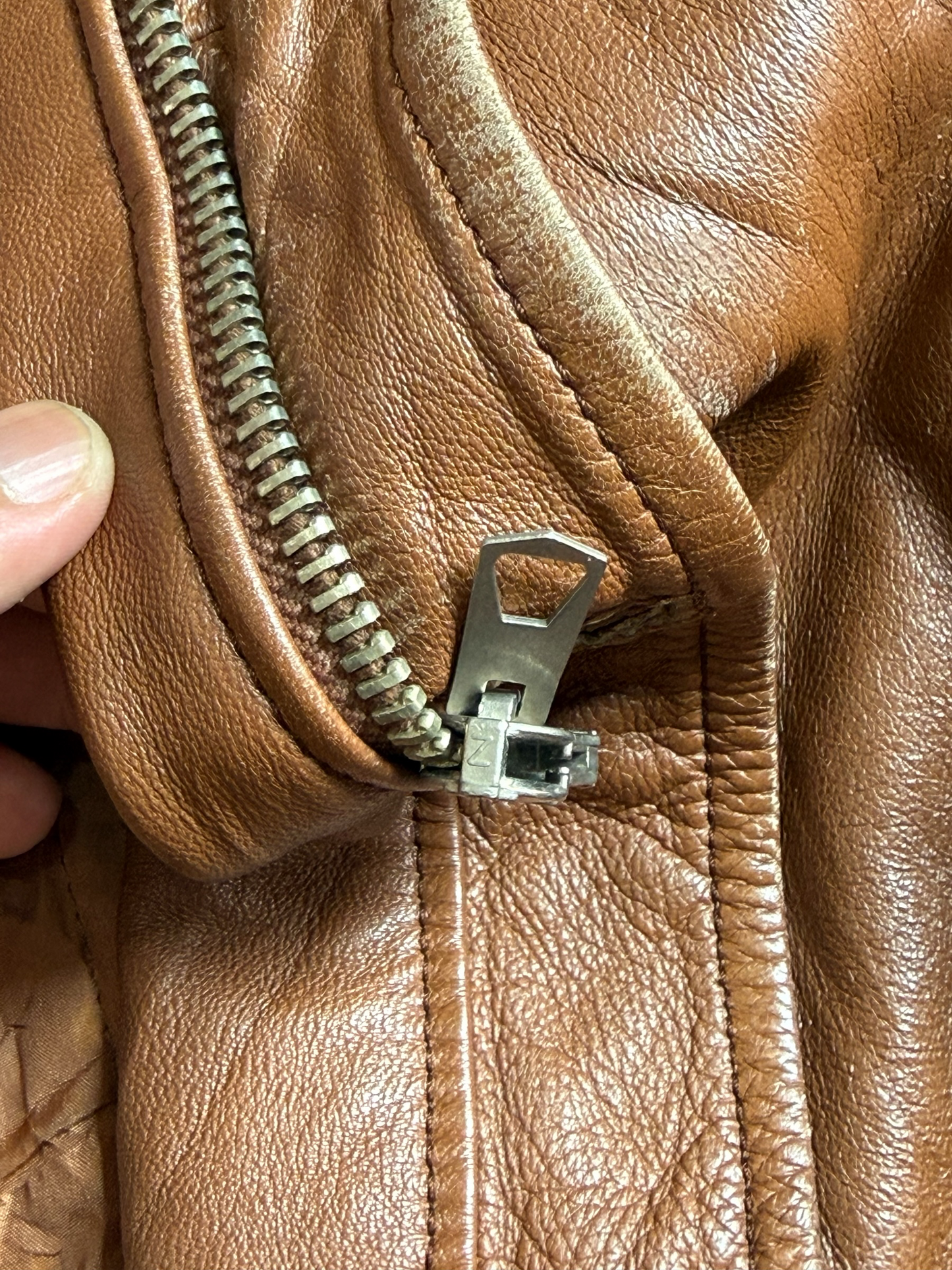 Vintage 1980s Valentino Pelle Brown Leather Belted Field Coat Made in Italy