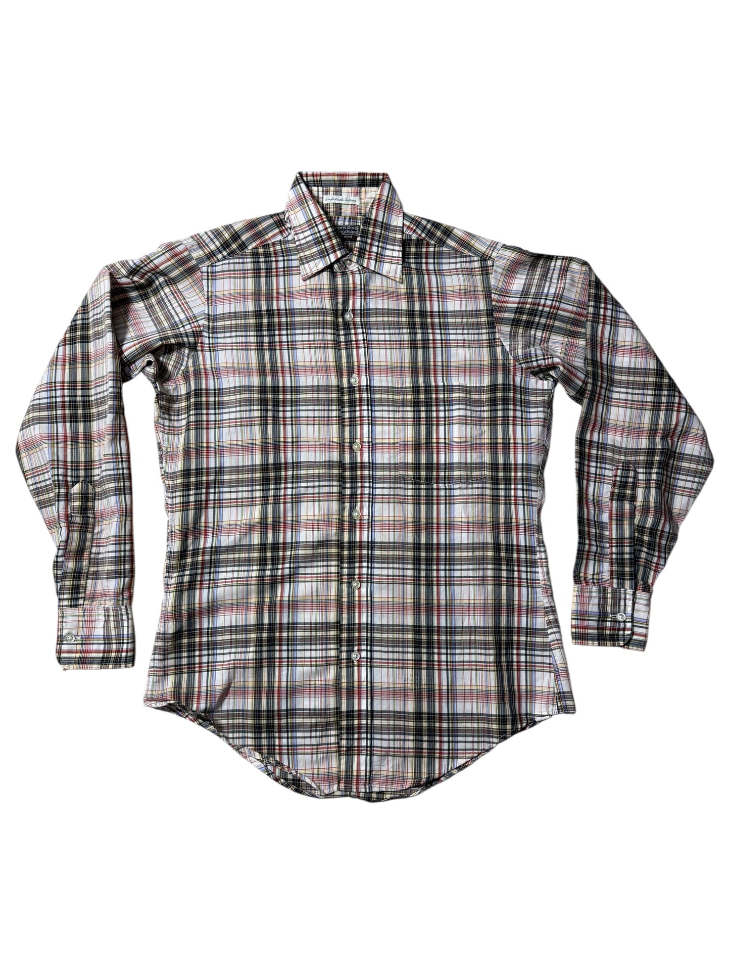 Vintage 1980s-90s Bloomingdale’s Plaid Shirt
