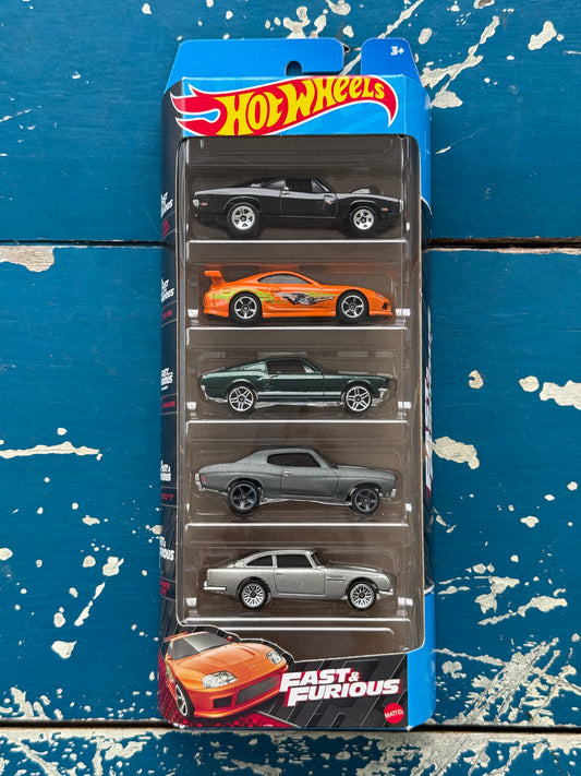 Hot Wheels Fast & Furious 5 Car Gift Pack