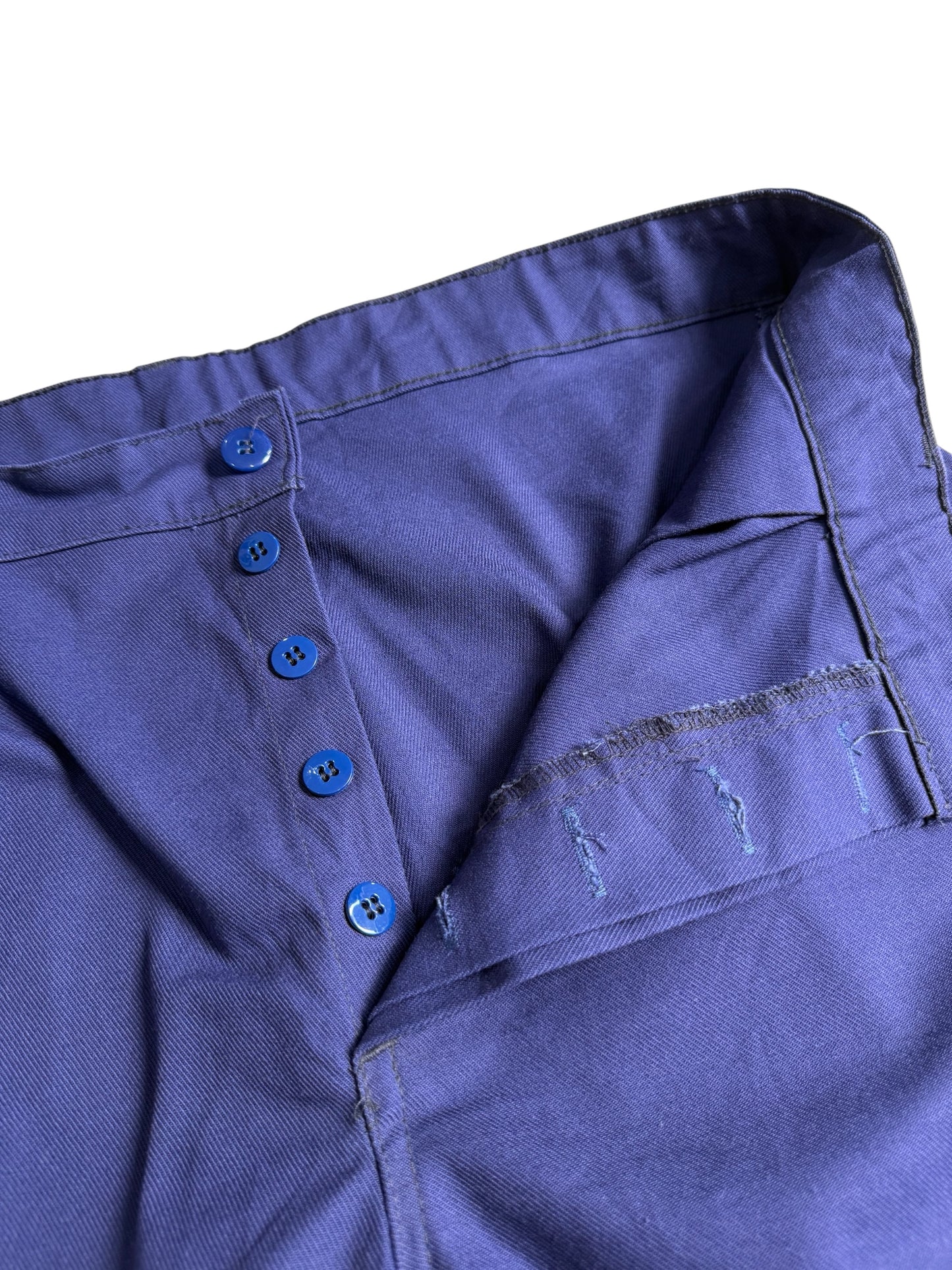 Vintage 1990s French Workwear Cargo Utility Pants