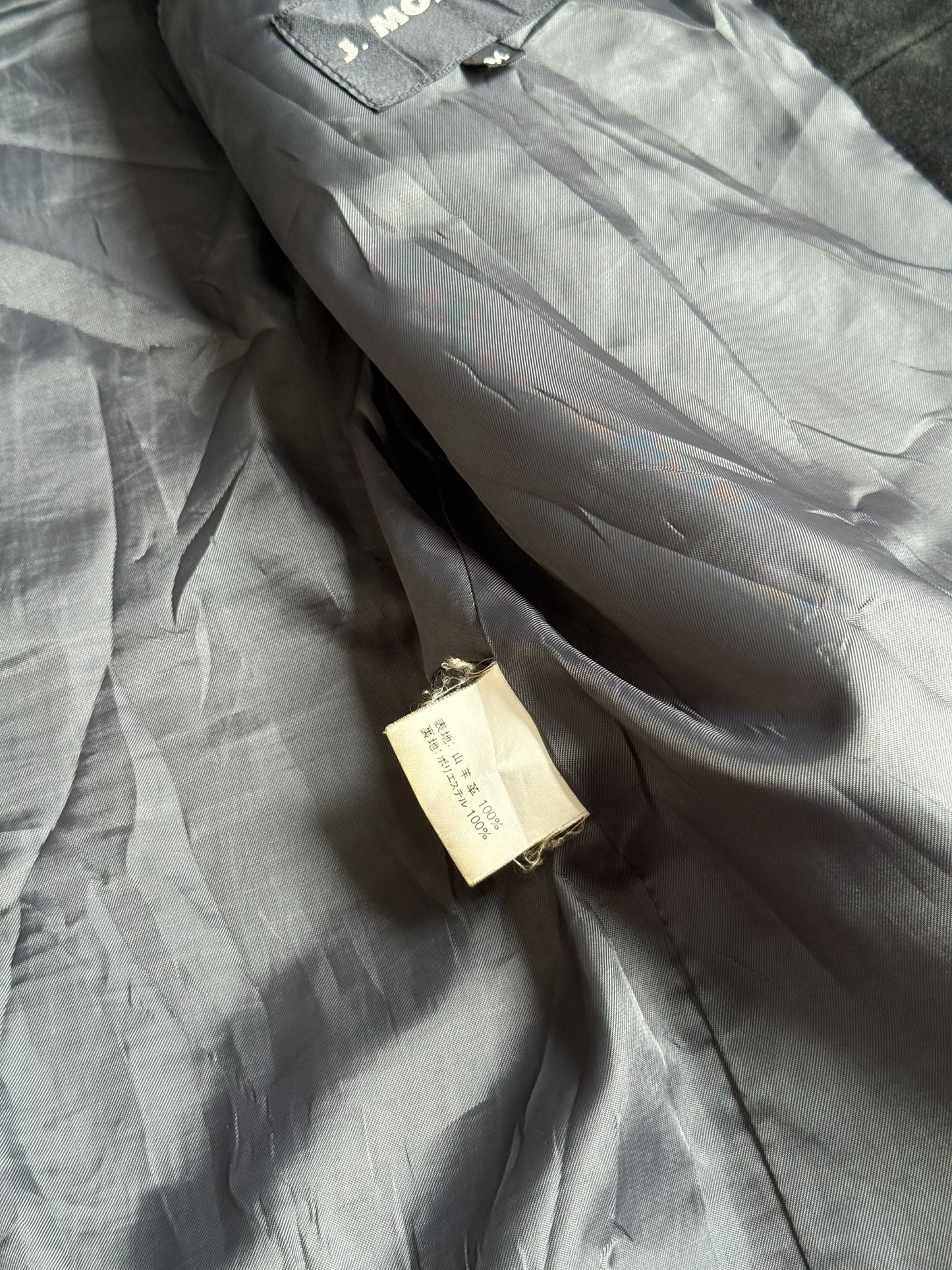 Vintage J. Morgan Black Suede Leather Blazer Jacket