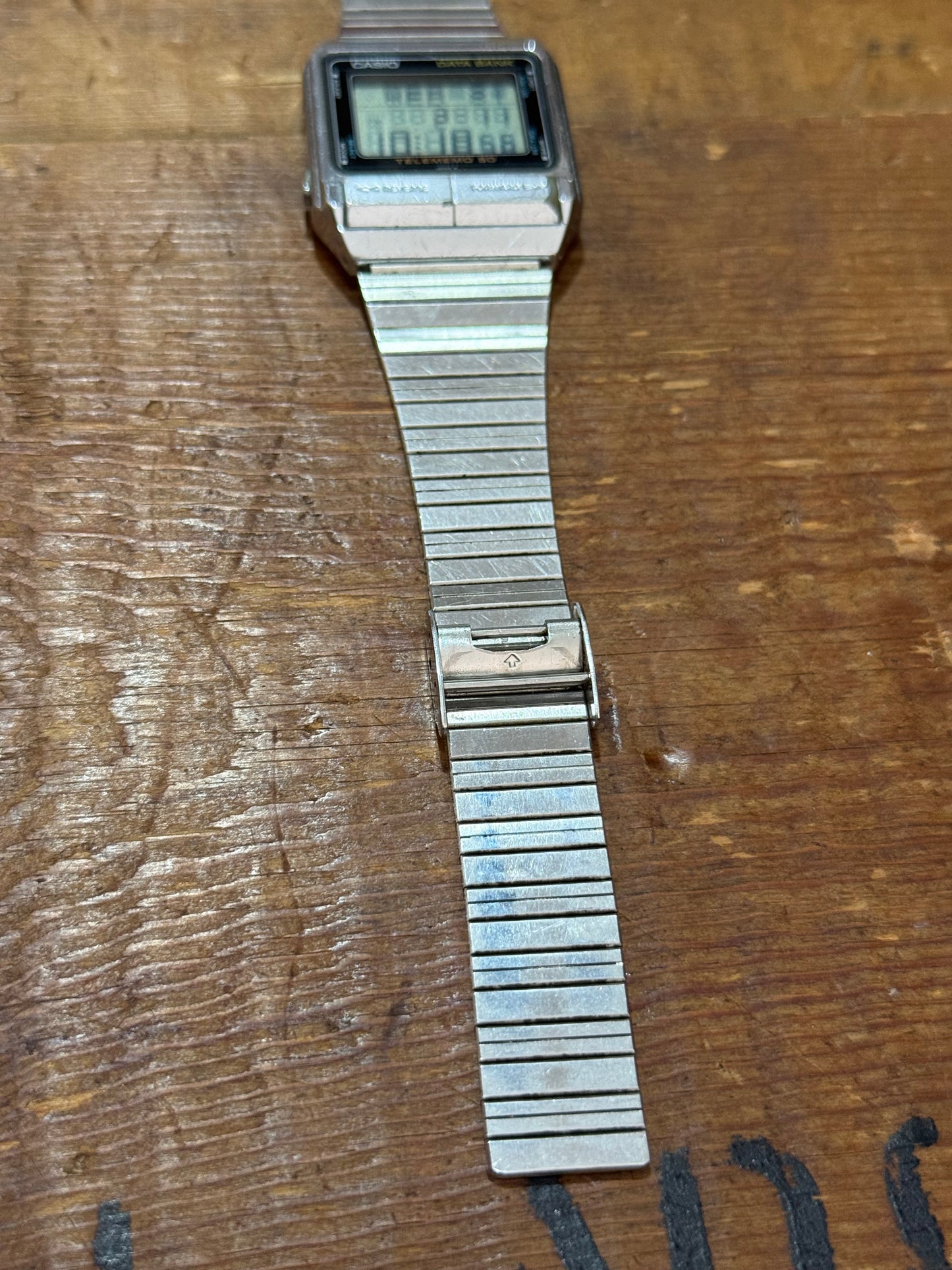Vintage Casio DB-500 Japan Watch Junk Not Working For Parts