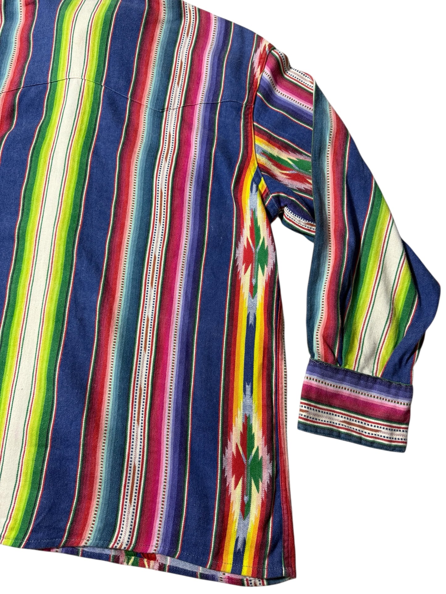 Vintage Polo Ralph Lauren Serape Stripe Western Shirt