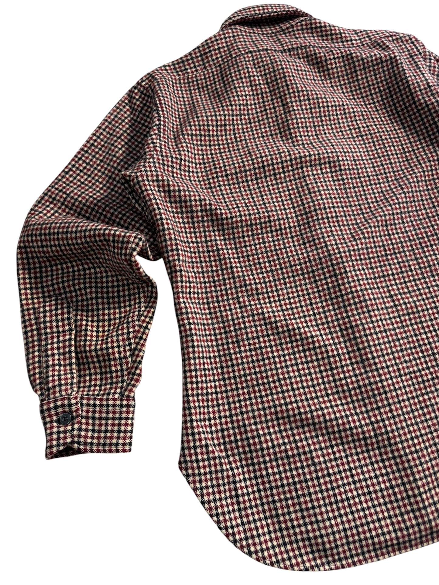 Vintage 80s Pendleton Wool Check Shirt Made In Usa Quilted Lining