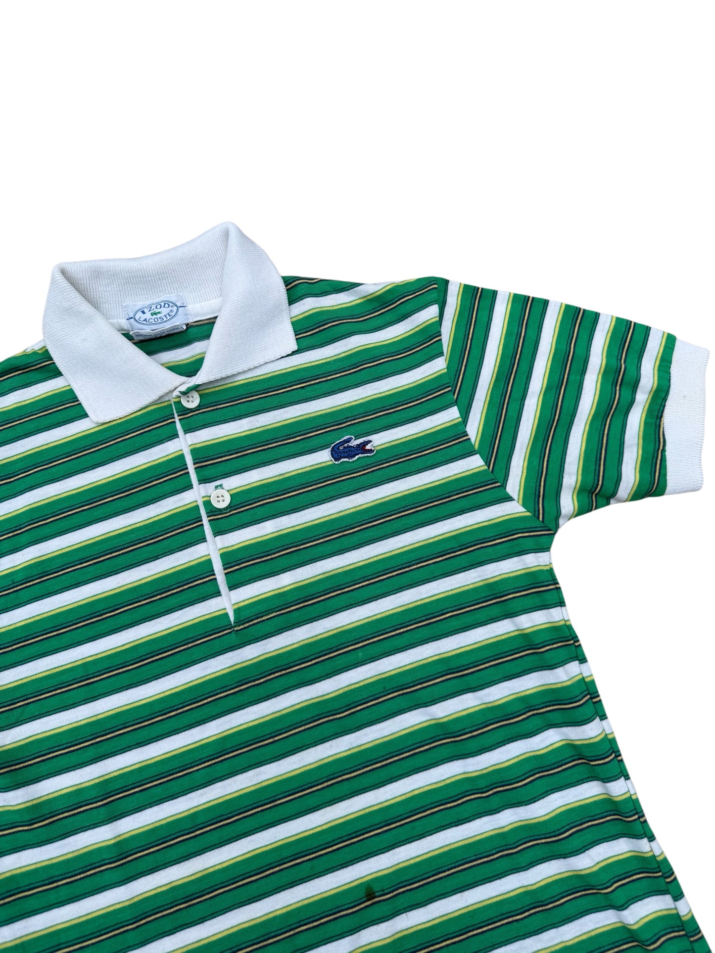 Vintage Izod Lacoste Striped Kids Polo Shirt