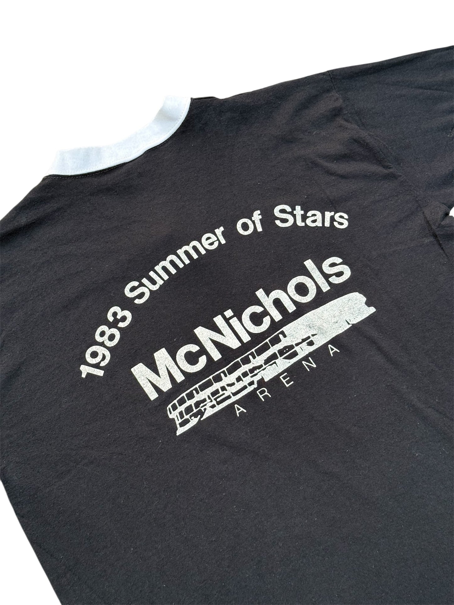 Vintage 1983 McNichols Arena Summer of Stars Staff Jersey Tshirt