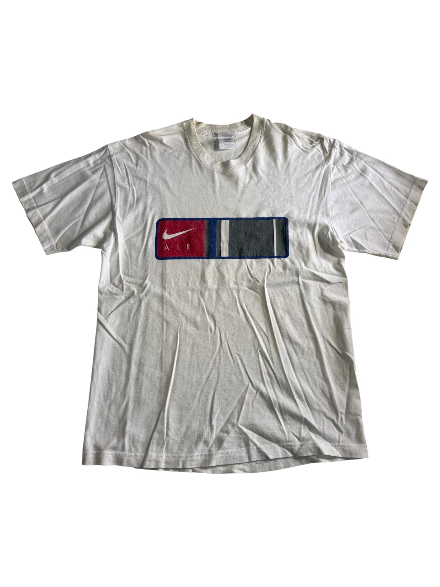 Vintage Nike Air Block Logo Tshirt Made In USA