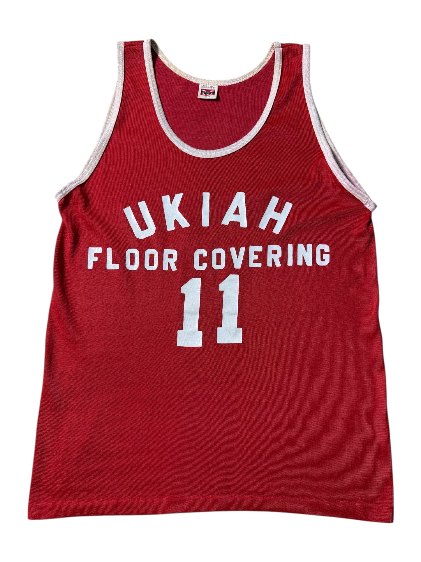 Vintage 1960s Mason Ukiah Floor Covering Basketball Jersey