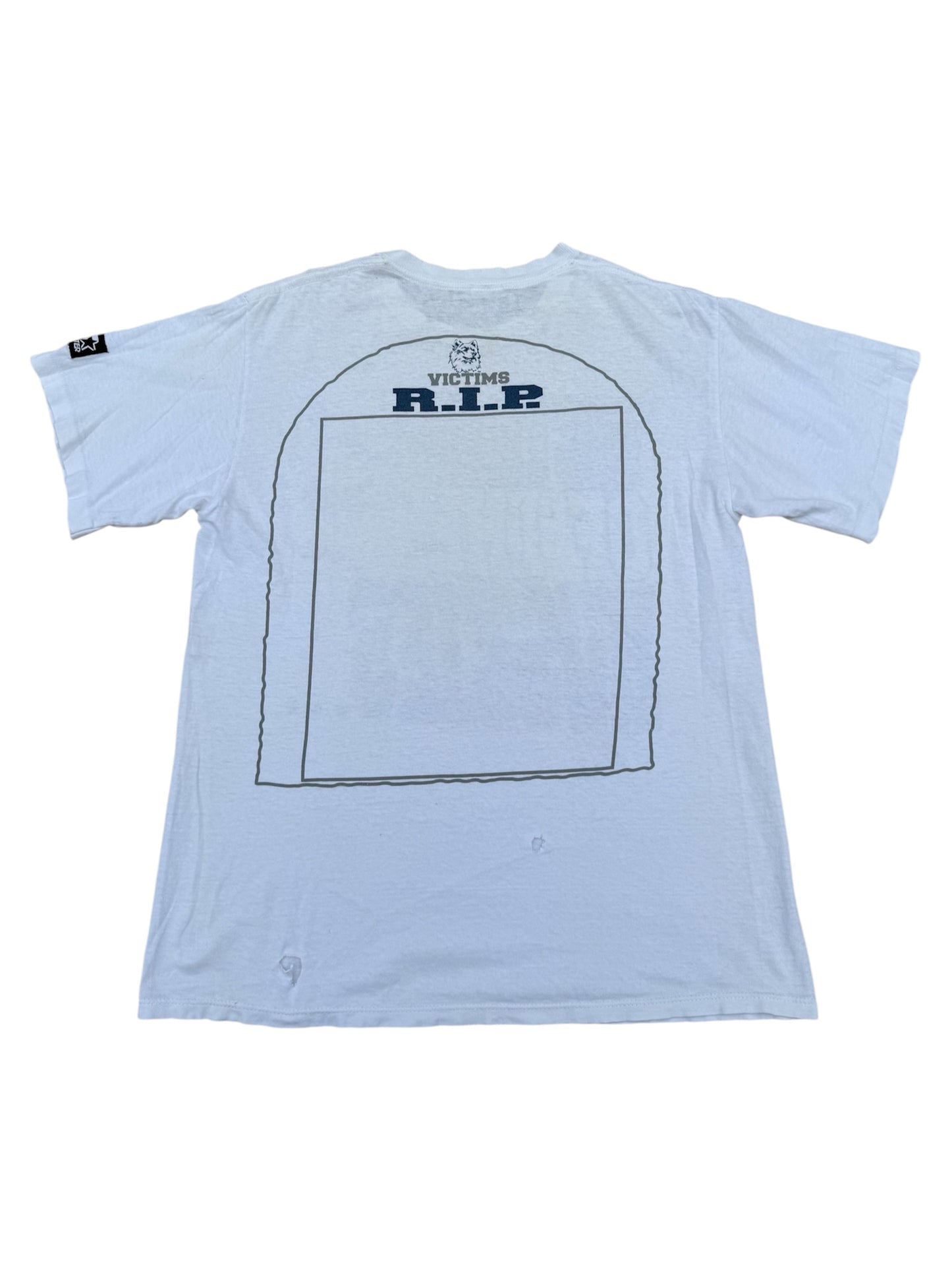 Vintage Victims of the Huskies Starter Tshirt 90s College Sports Graphic