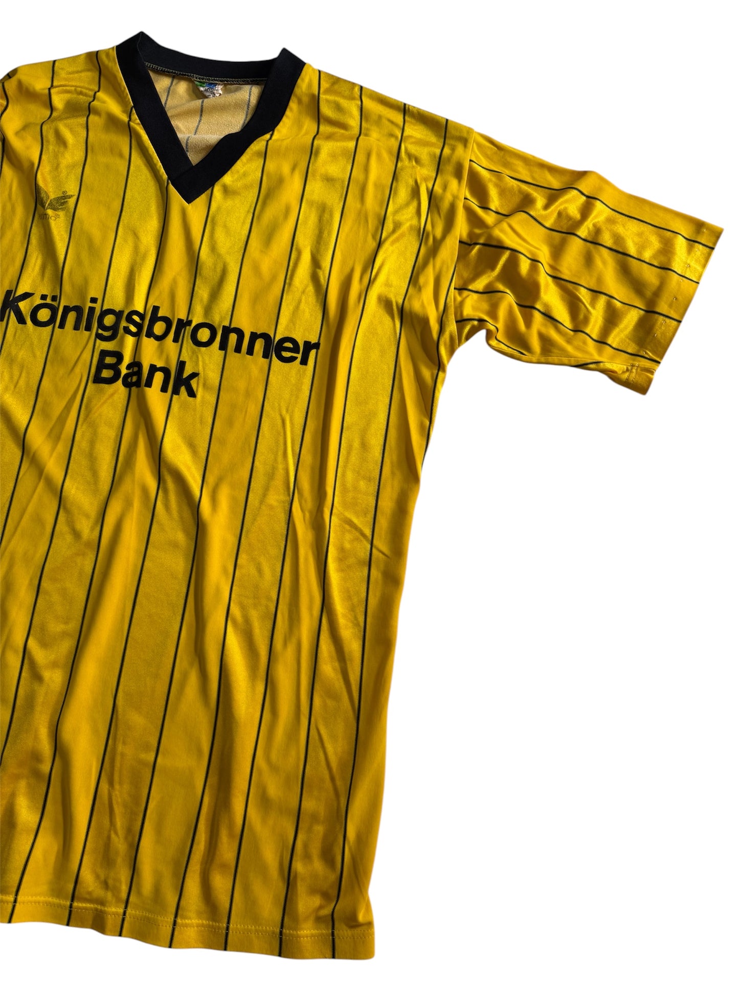 Vintage Erima West Germany Football Jersey Königsbronner Bank