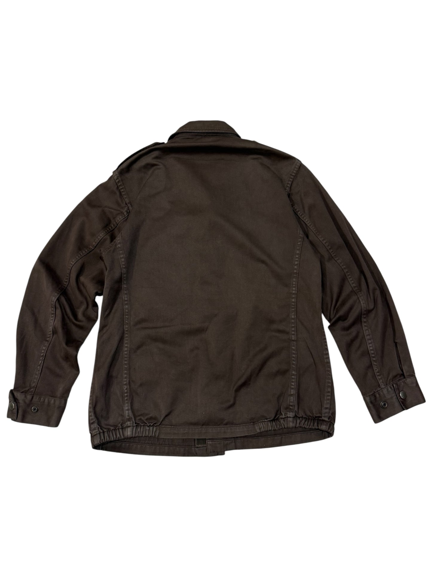 Vintage French Army F2 Field Jacket Rare Brown Military Surplus Retro Workwear