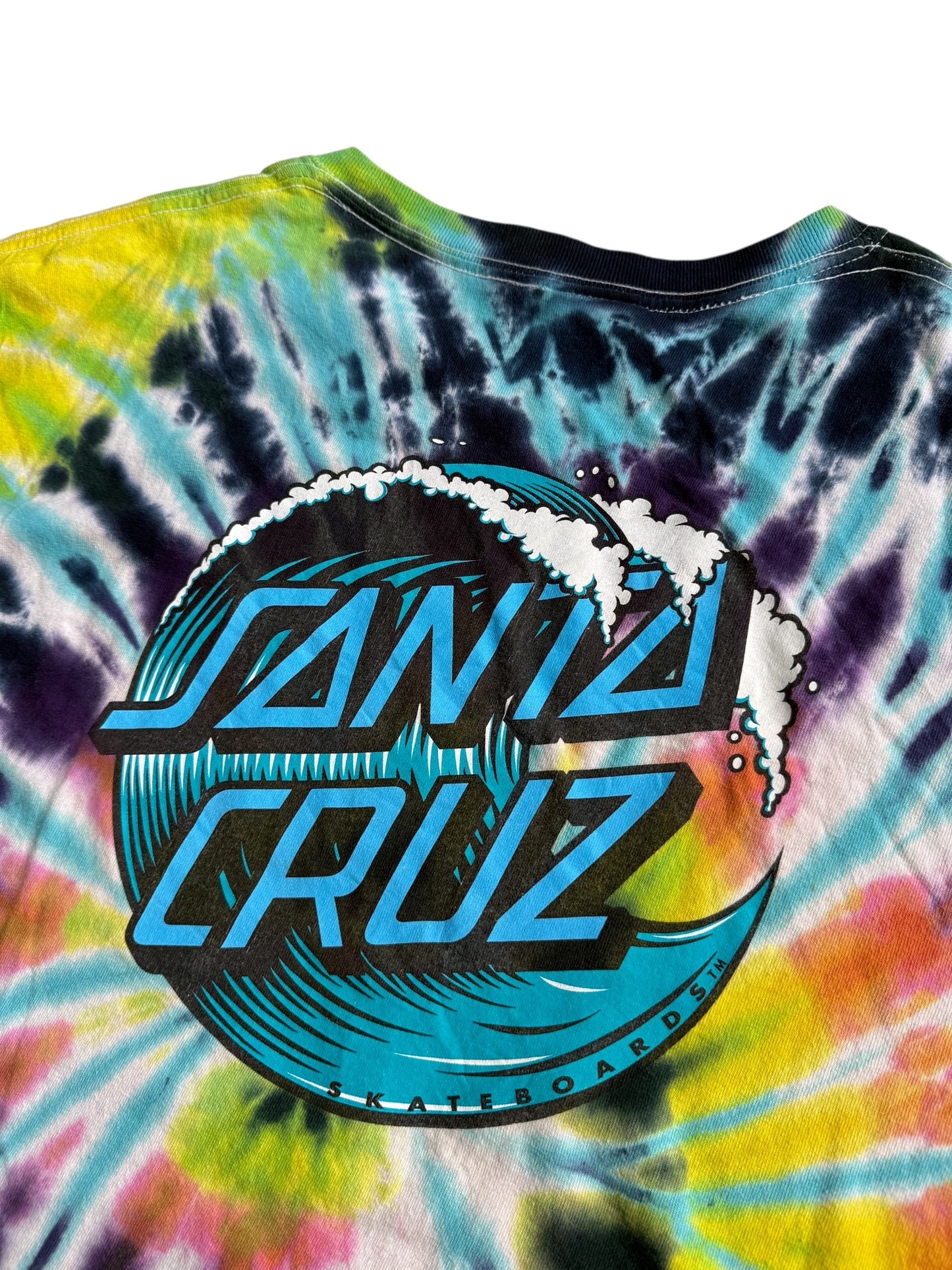 Santa Cruz Tie Dye Skate Tshirt