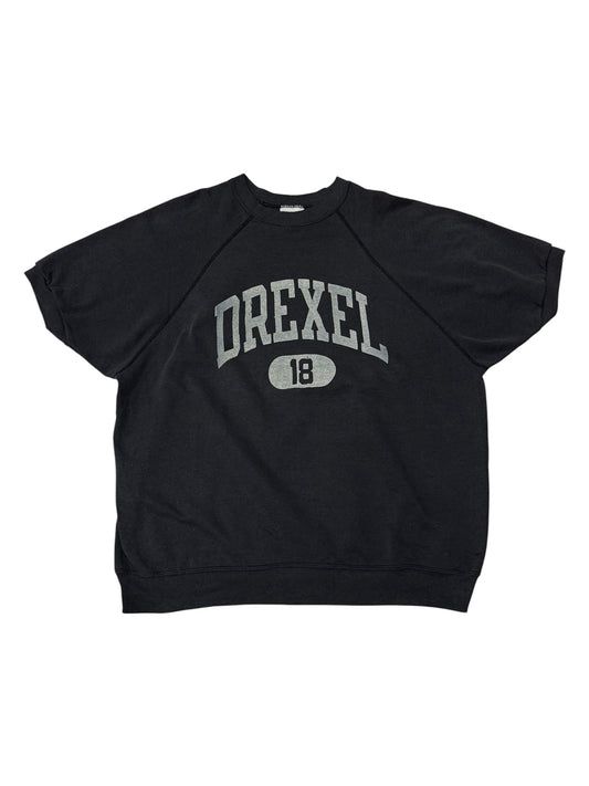 Vintage 80s–90s Drexel 18 Short Sleeve Sweatshirt Made in USA