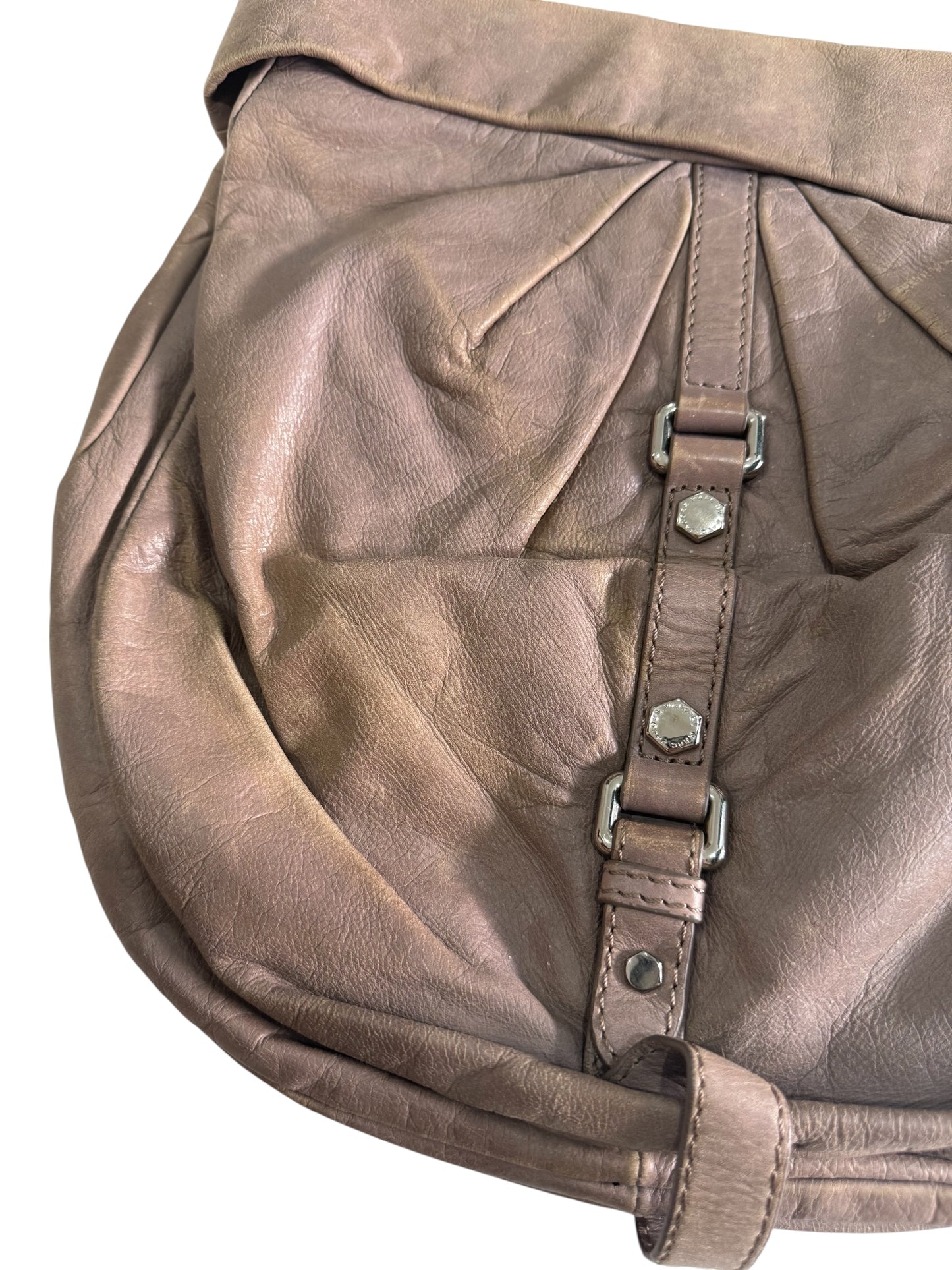 Marc by Marc Jacobs Type Workwear Leather Hobo Bag