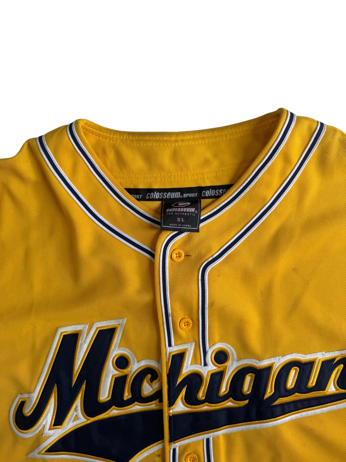 Colosseum Michigan Wolverines Baseball Jersey