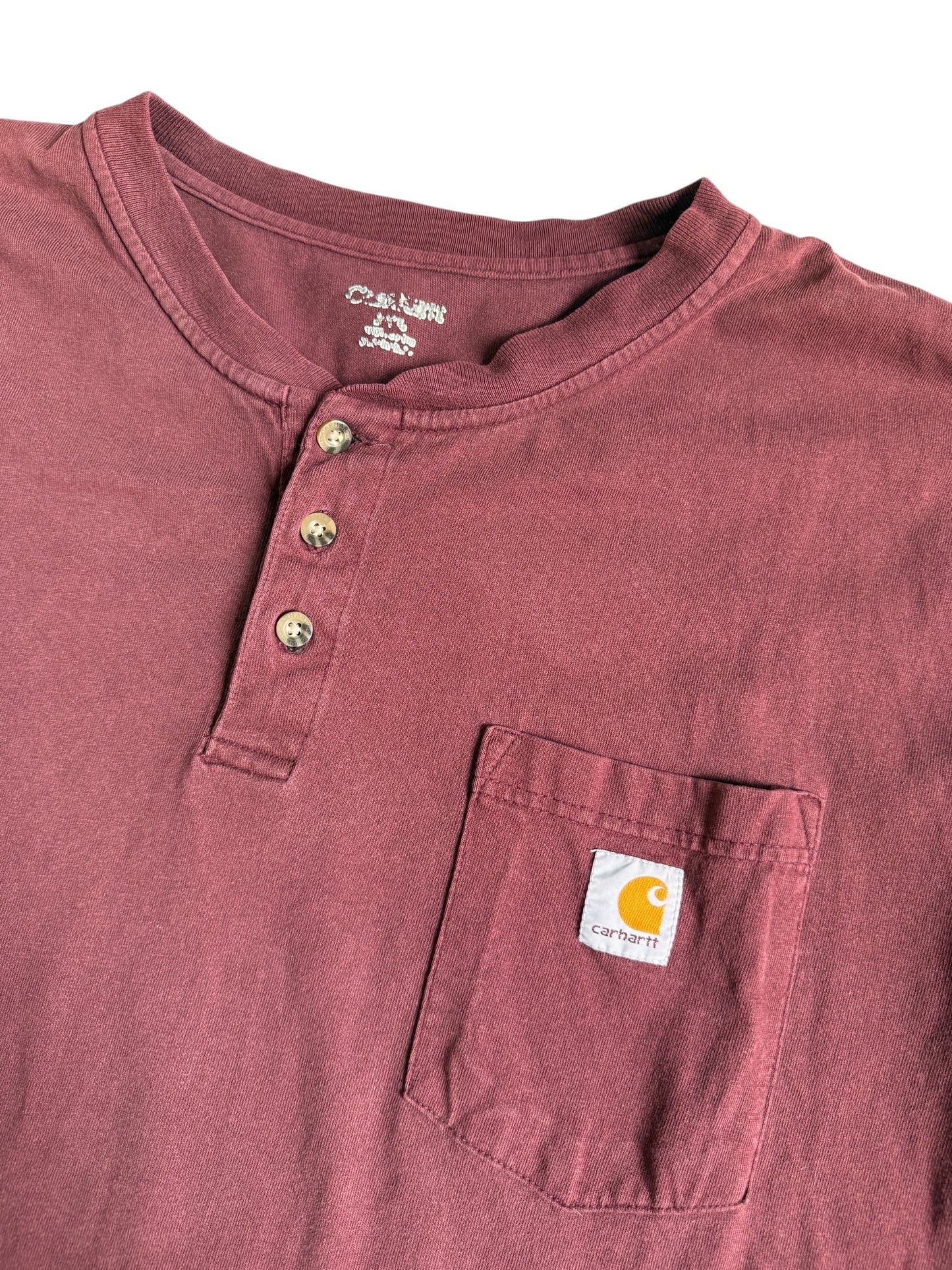Carhartt Henley Longsleeve Oversized Pocket Tshirt