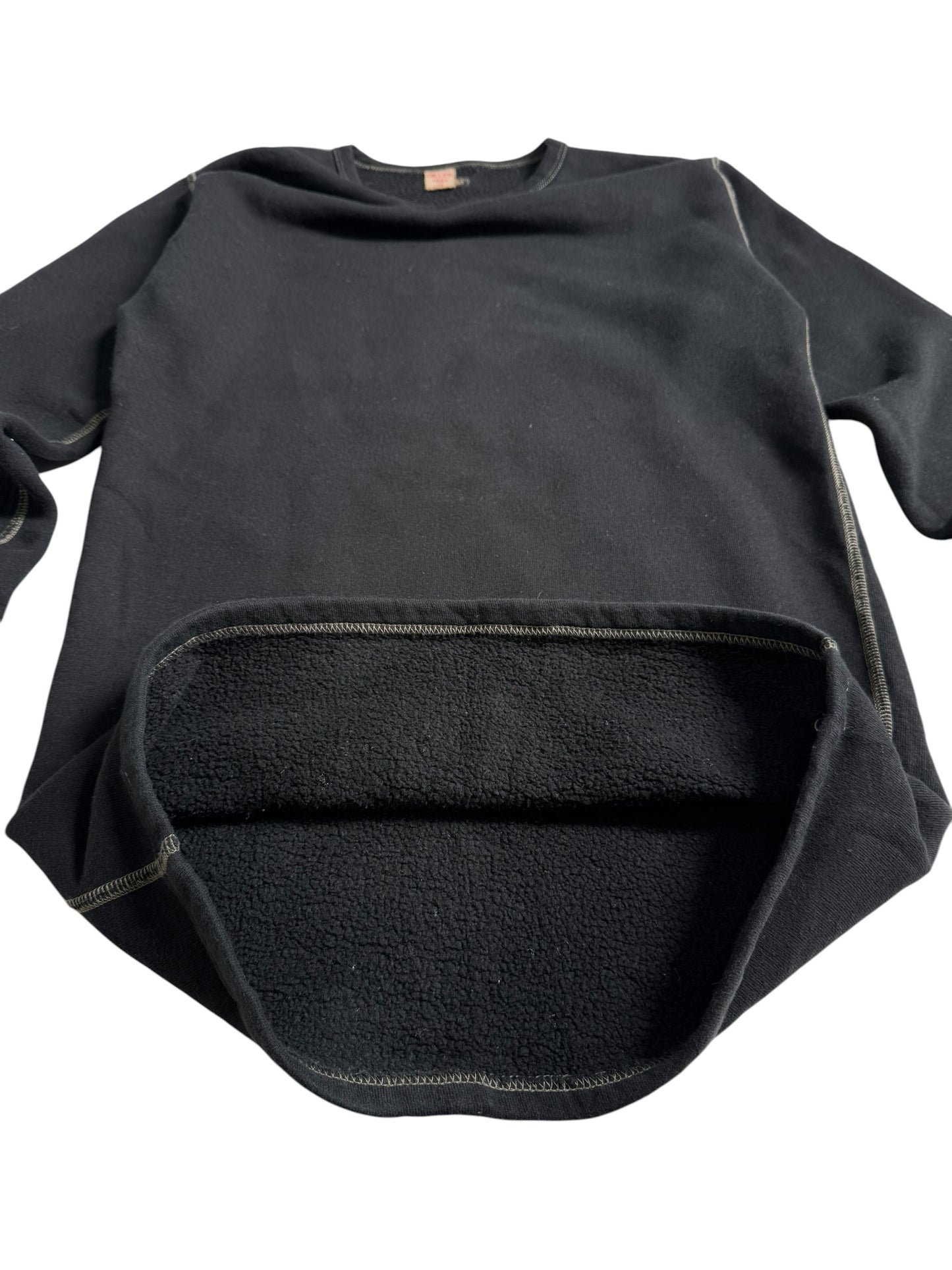 Vintage 1987 French Military Cold Weather Fleece Lined Sweatshirt
