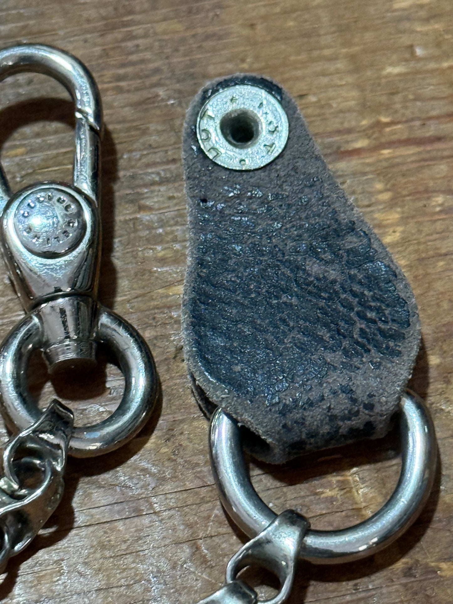 Vintage Celine Wallet Chain Key Holder