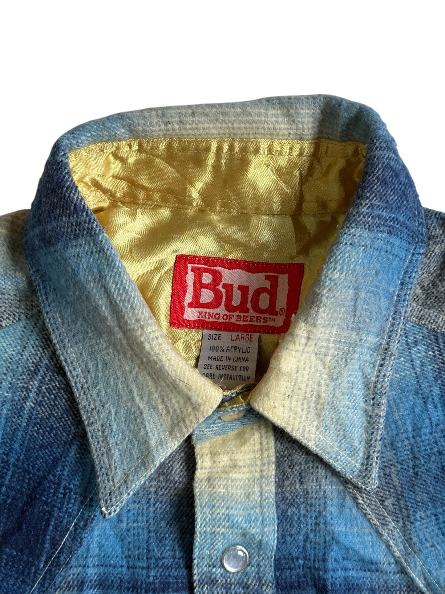 Budweiser Western Flannel Shirt