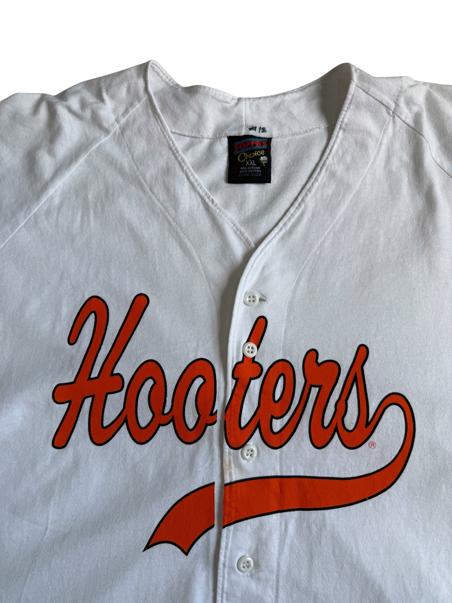 Vintage Hooters Oversized Baseball Shirt Made In Usa
