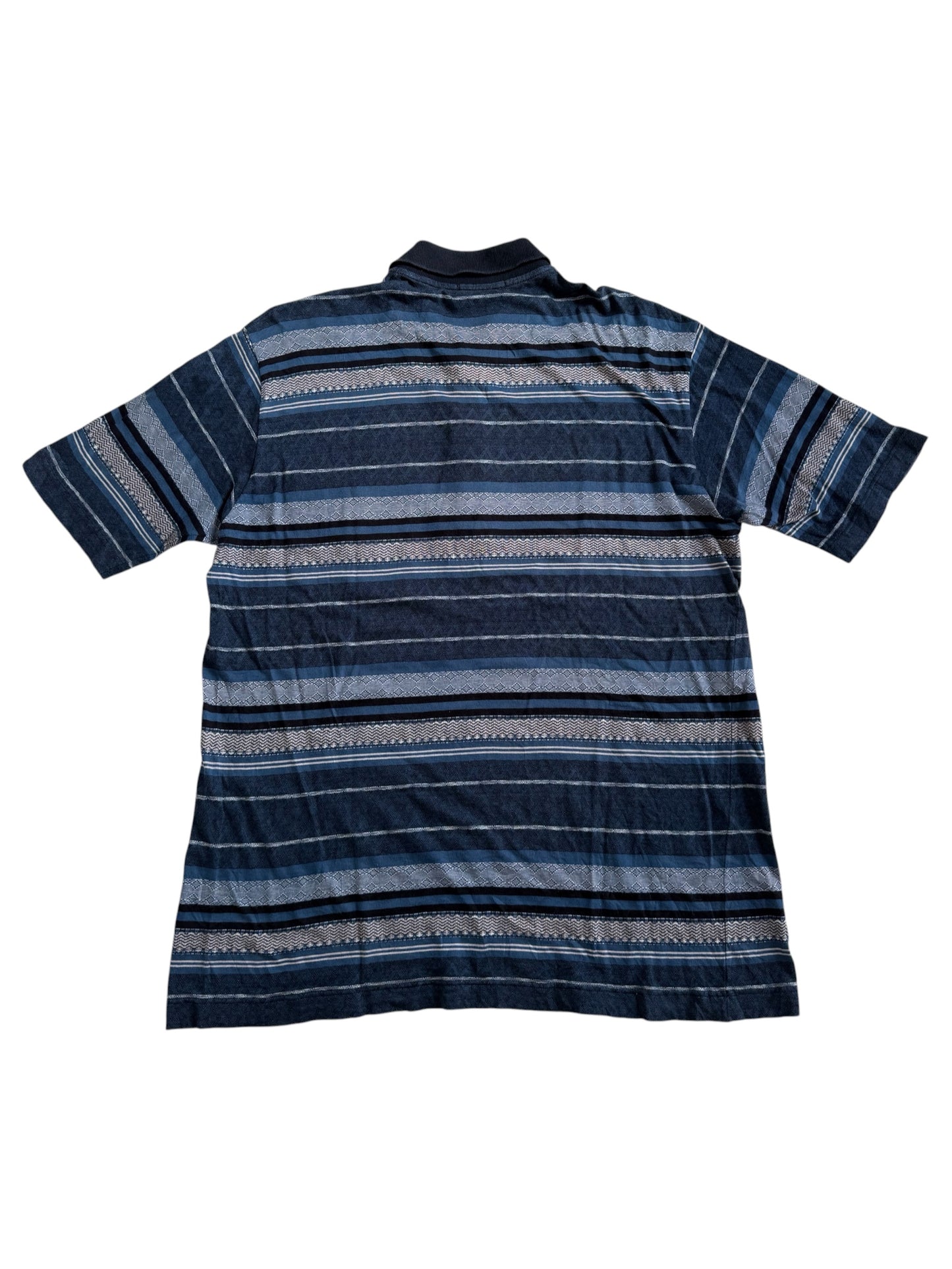 Vintage Nina Ricci Monsieur Paris Striped Polo Shirt Made in France