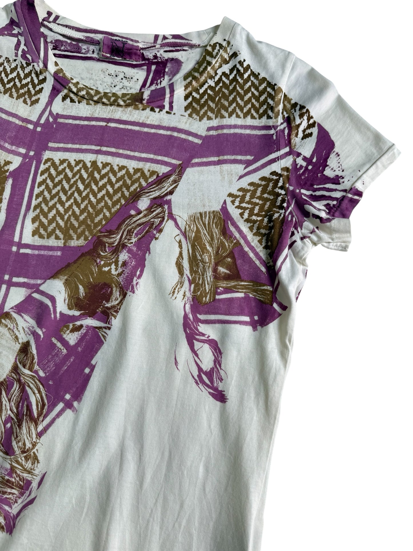 RNA Japan Keffiyeh Scarf Print Graphic Tshirt