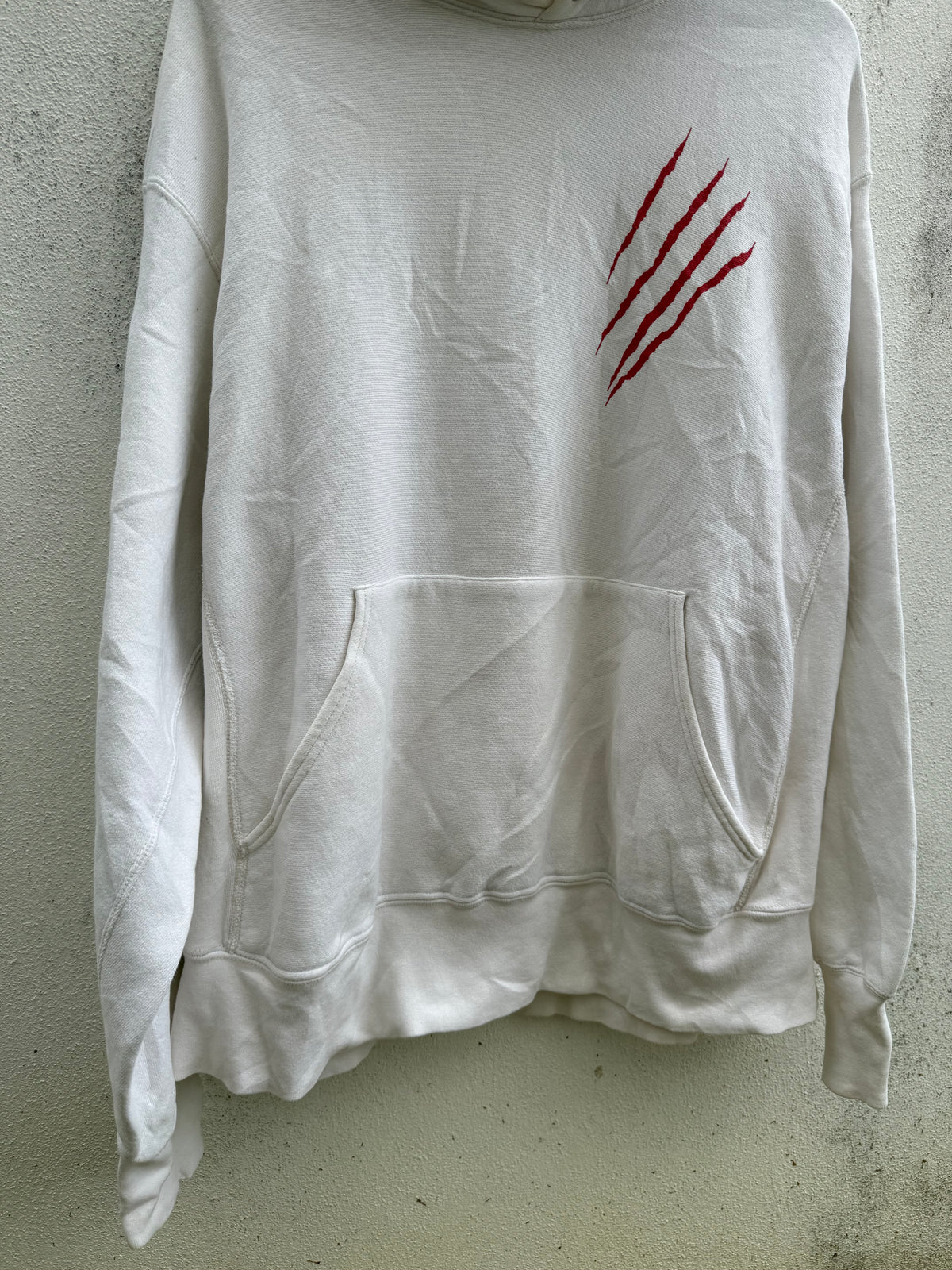 COMME des FUCKDOWN Claw Mark Print Pullover Oversized Hoodie
