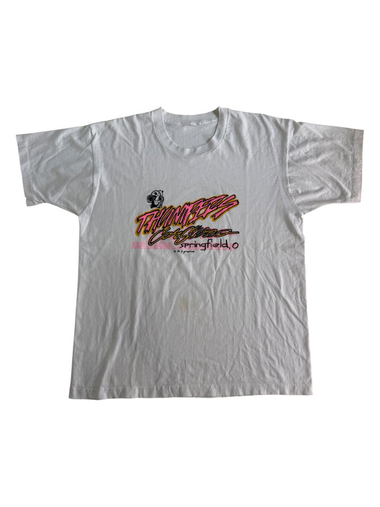 Vintage Thunders Car Stereo Springfield Ohio Promotional Tshirt
