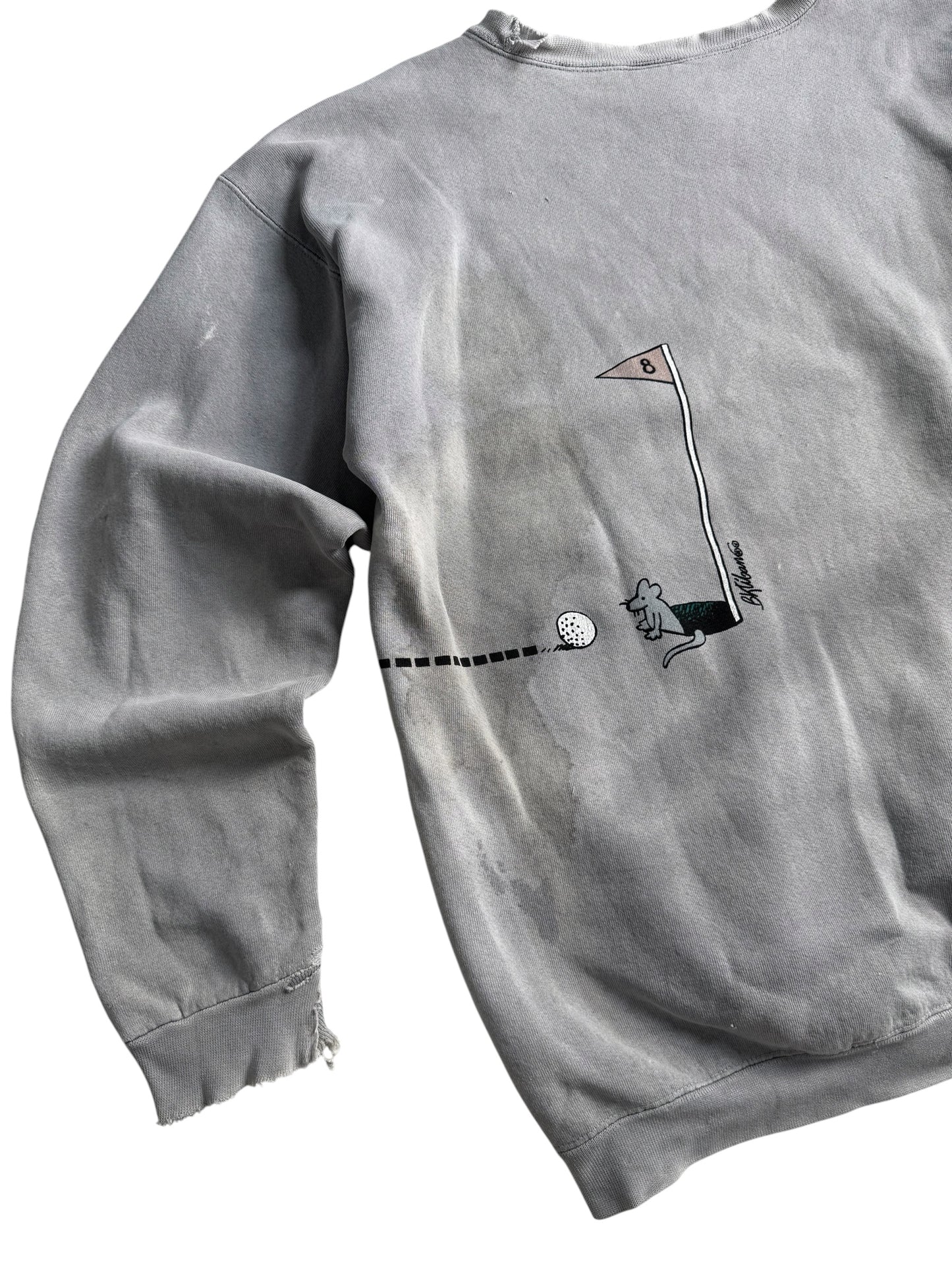 Vintage Crazy Shirts Hawaii Made In Usa Distressed Sweatshirt