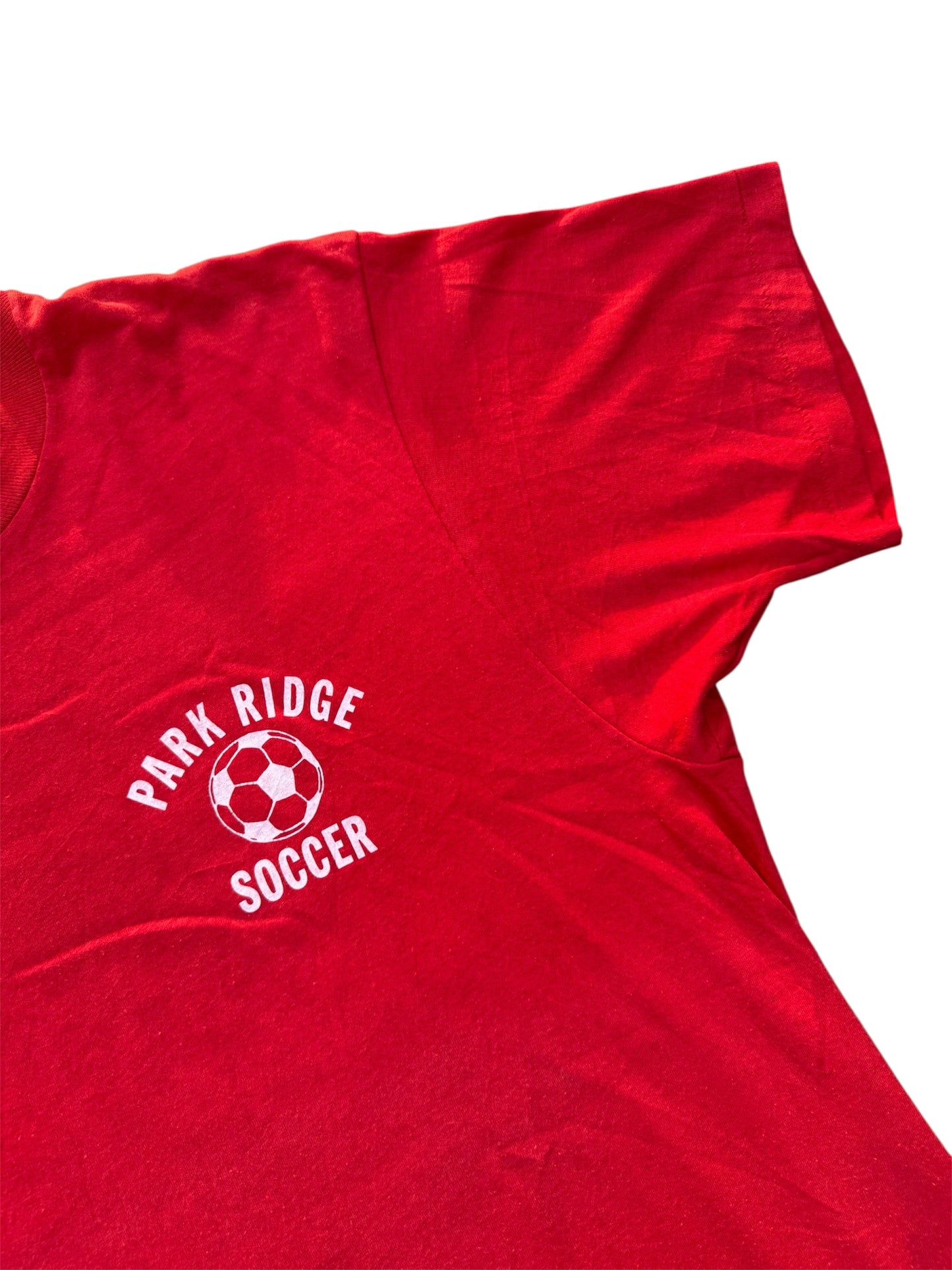 Vintage 1980s Screen Stars Park Ridge Soccer Tshirt