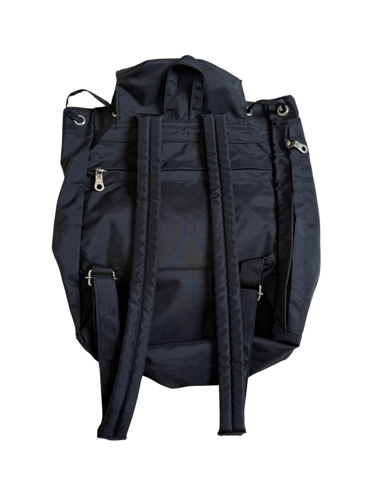 Vintage Y’SACCS Yohji Yamamoto Black Nylon Multi Pocket Backpack