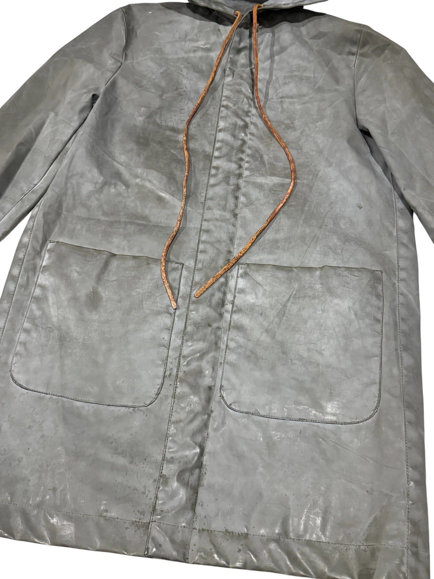 Vintage RipVanWinkle Technical Parka Paint Coated Cotton Jacket Japan