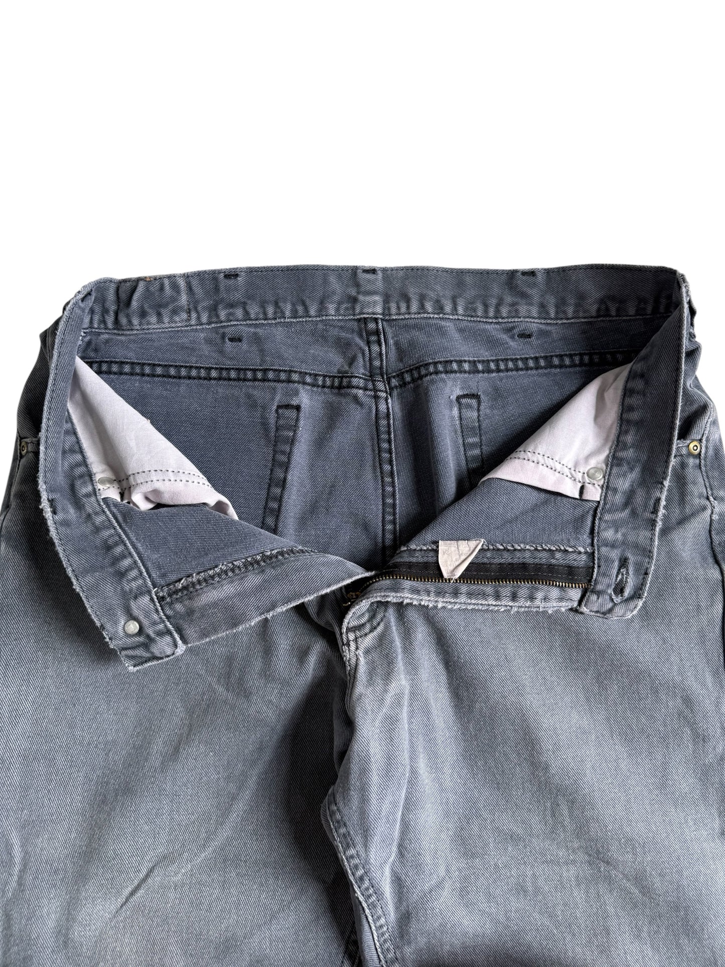 Vintage 1990s LL Bean Double L Jeans Grey Denim Pants
