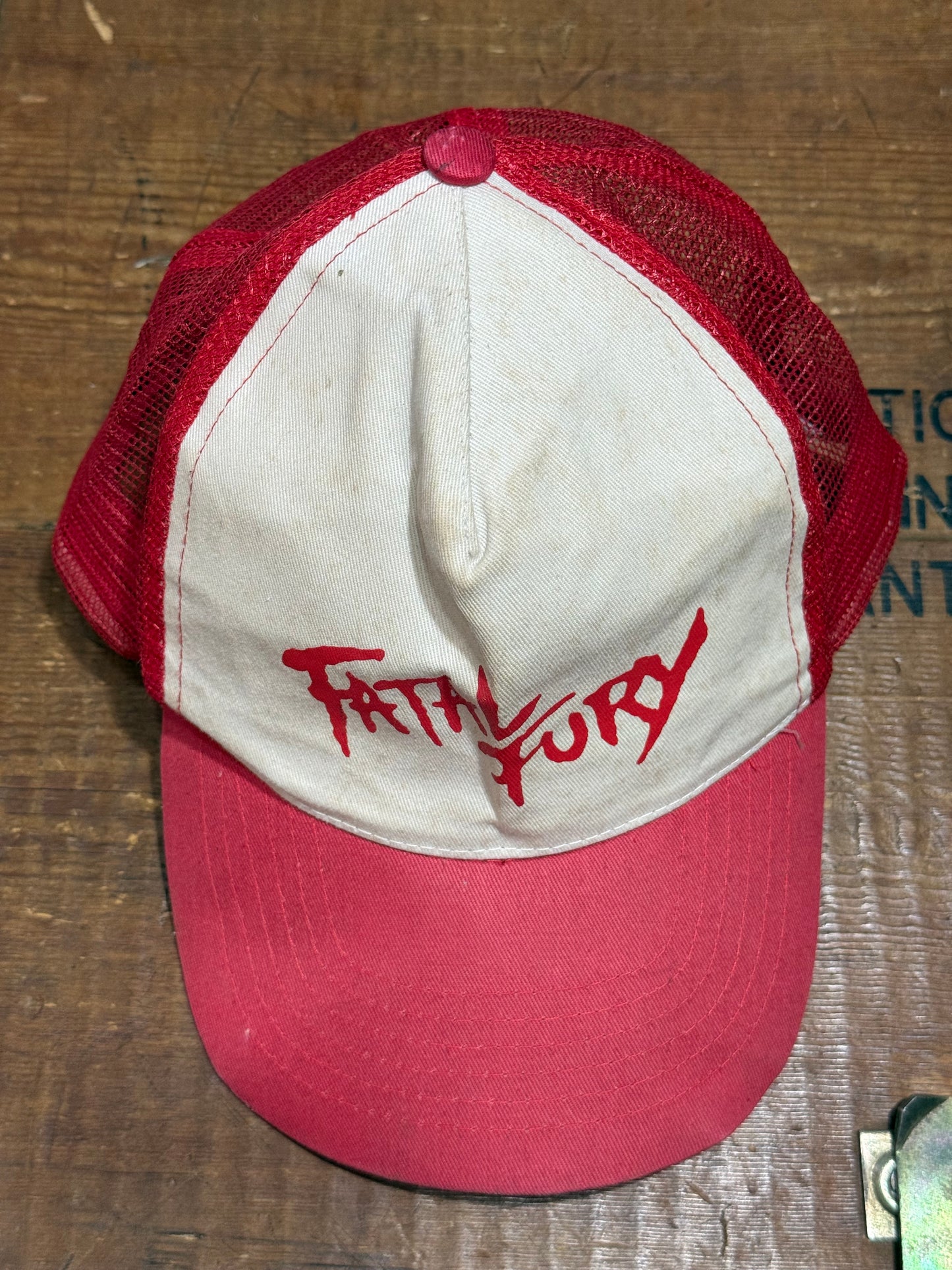 Vintage Fatal Fury Game SNK NeoGeo Promo Trucker Cap