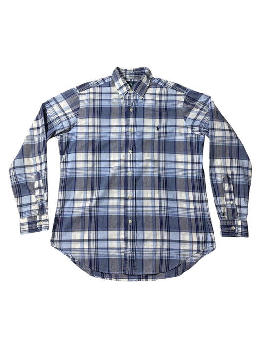 Vintage Ralph Lauren Plaid Button Down Shirt Classic Fit