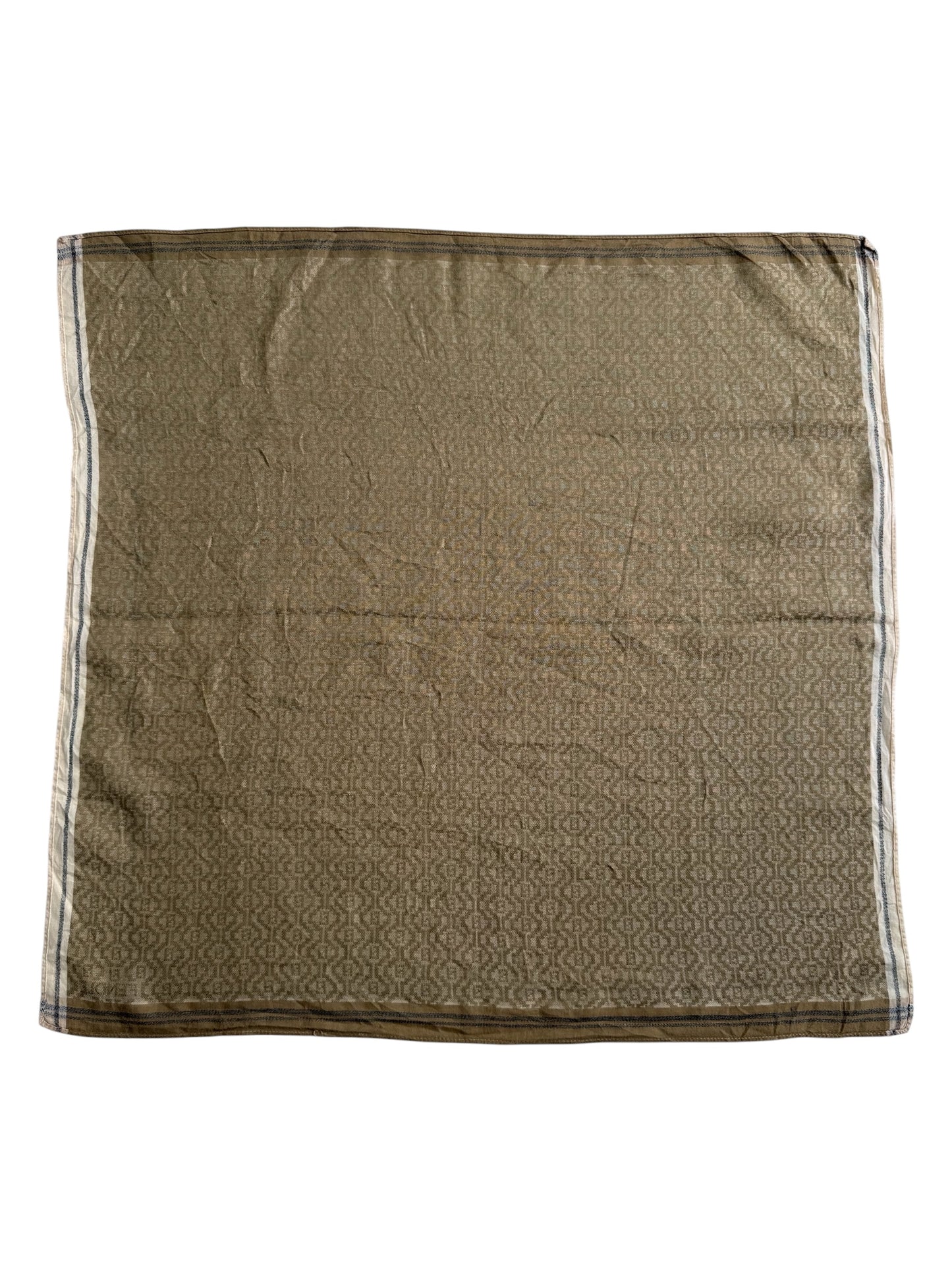 Vintage Fendi FF Monogram Handkerchief Pocket Square
