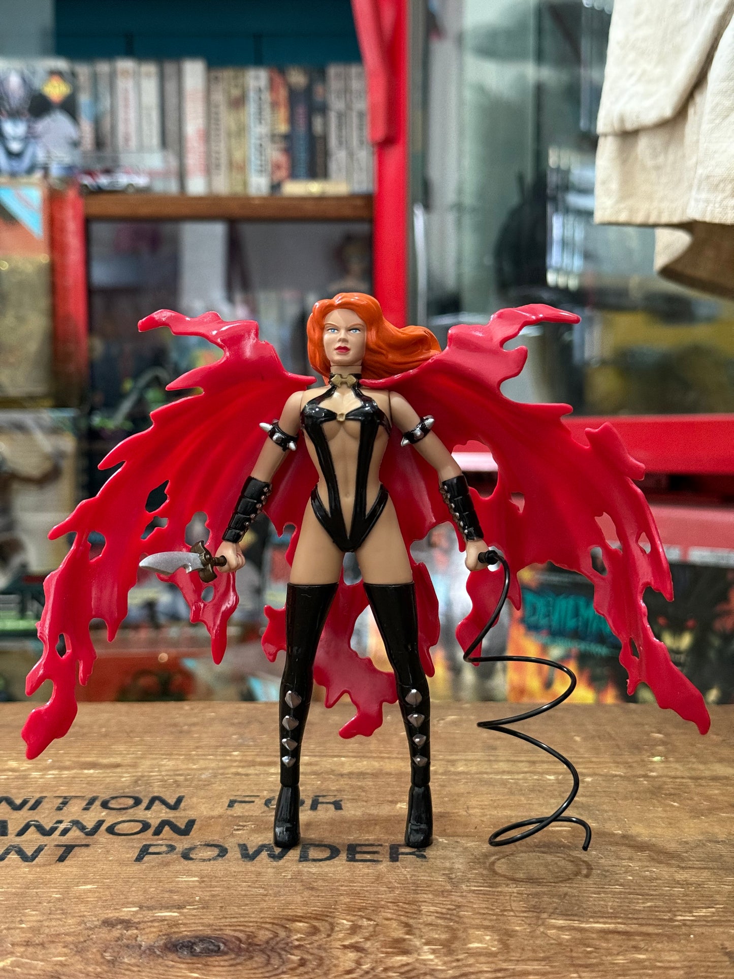 Vintage 1997 Hellina Mega Action Figure Skybolt Toyz
