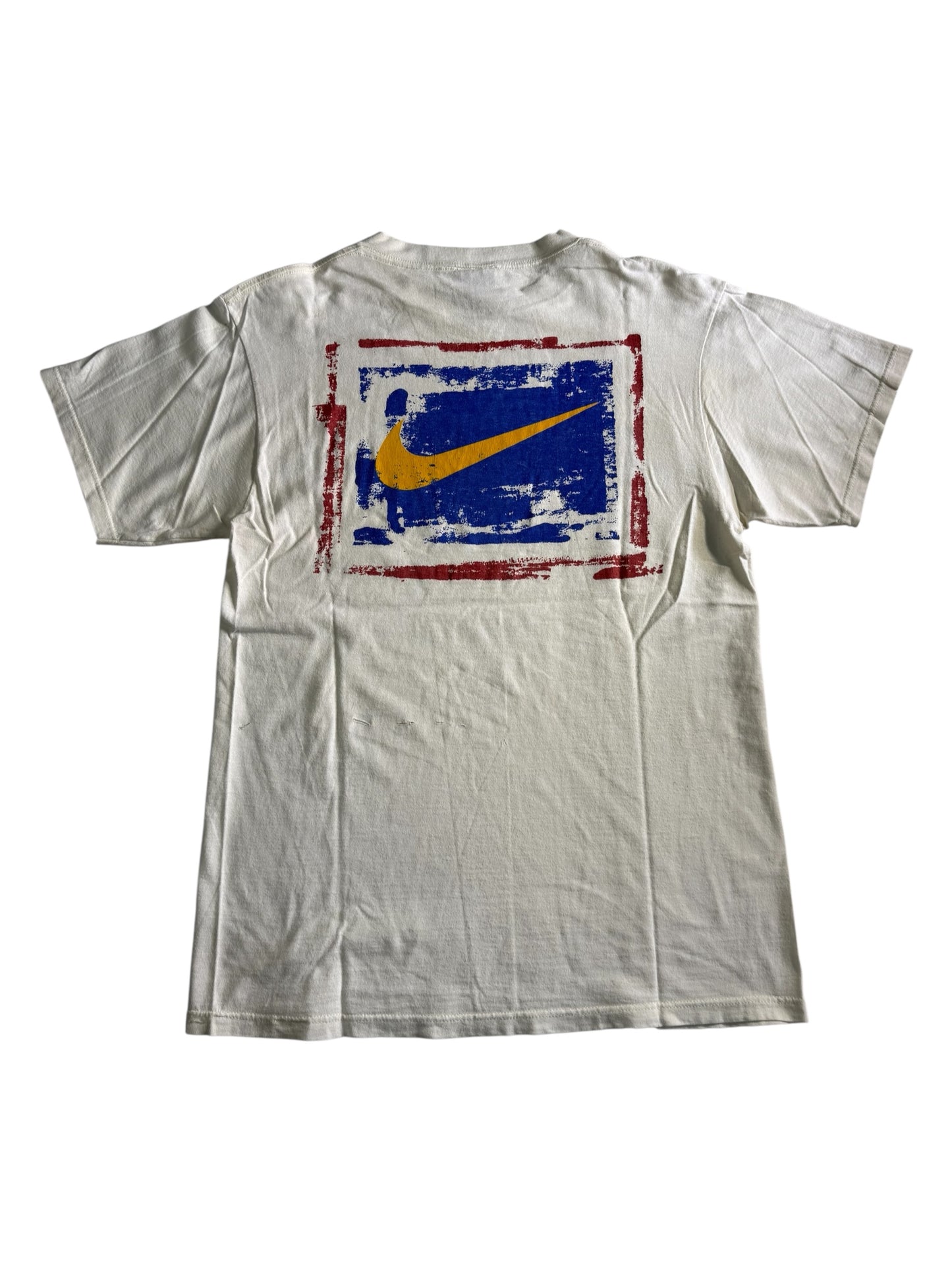 Vintage Nike Big Script Swoosh Logo Tshirt