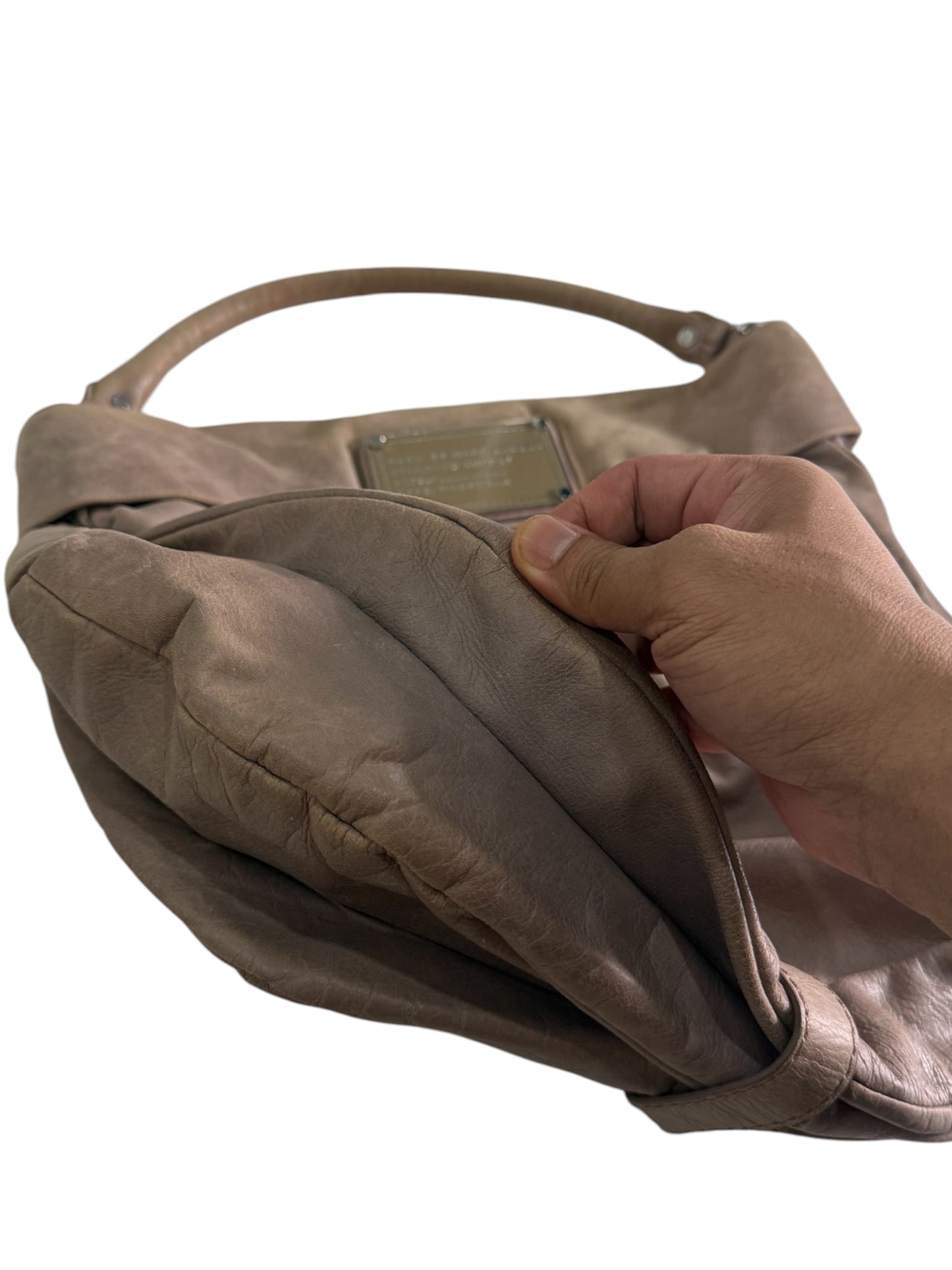 Marc by Marc Jacobs Type Workwear Leather Hobo Bag