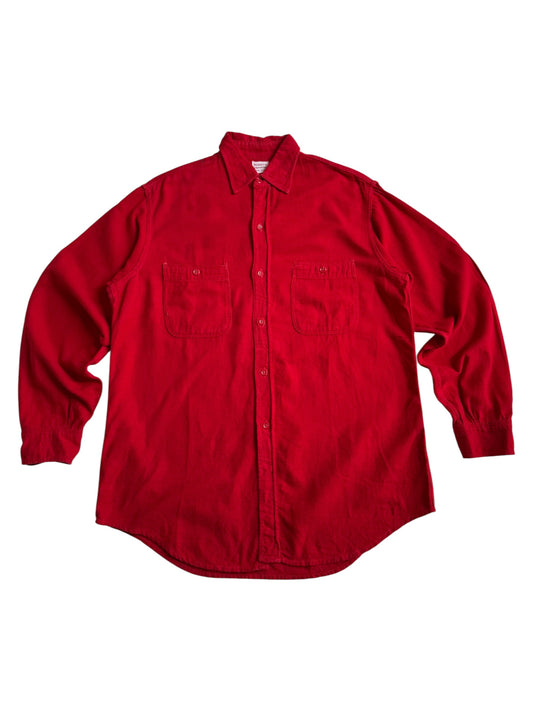 Vintage 1950s Penney’s Sanforized Red Work Shirt