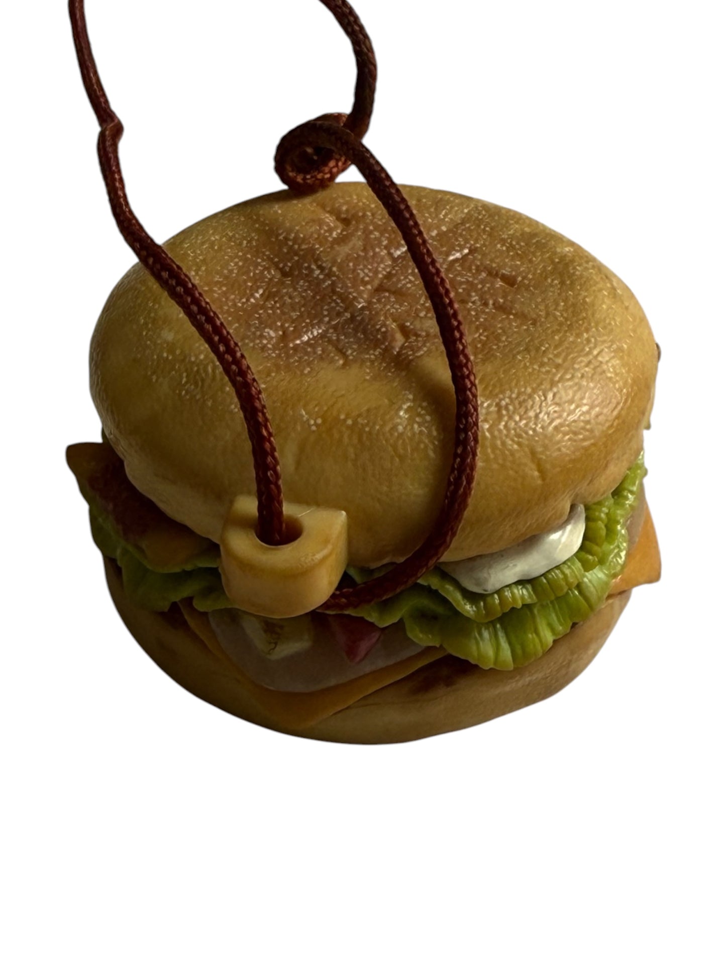 Vintage McDonalds Salad Marinated Muffin Hamburger Food Strap Charm Japan