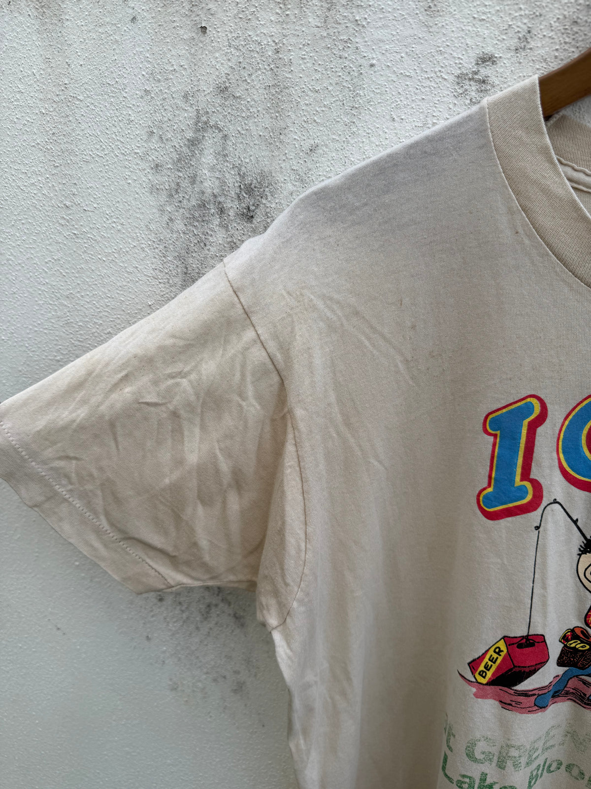 Vintage 80s I Caught My Limit Green Gables Lake Bloomington Fishing Tshirt