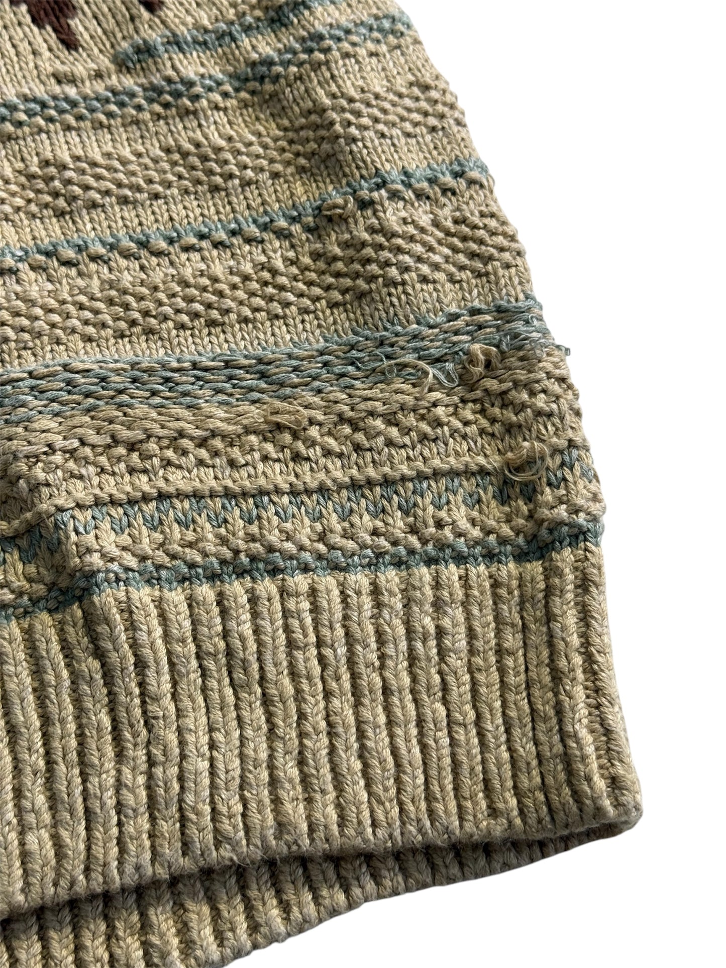 Polo Ralph Lauren Jacquard Short Sleeve Knit Sweater