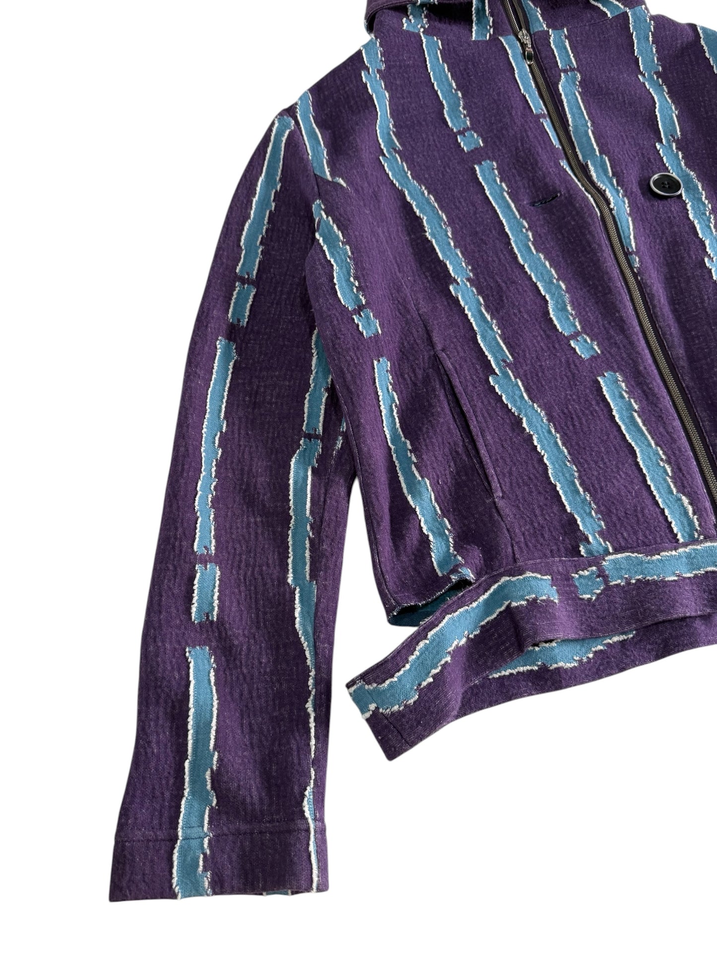 Keiko Kishi by Nosh Abstract Pattern Zip Jacket Made in Japan