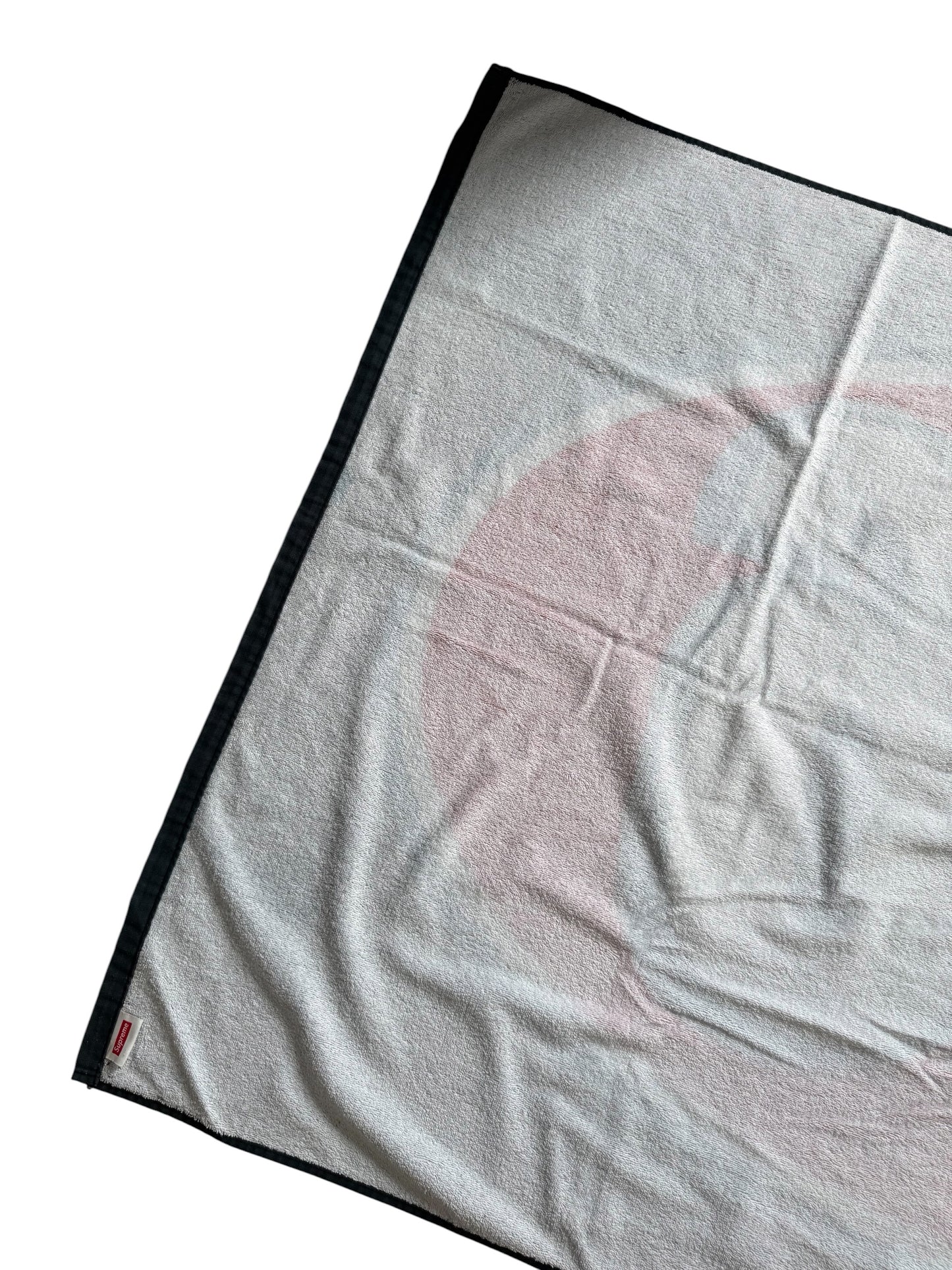 Supreme 666 Beach Towel Black SS17 Large Cotton Logo Towel
