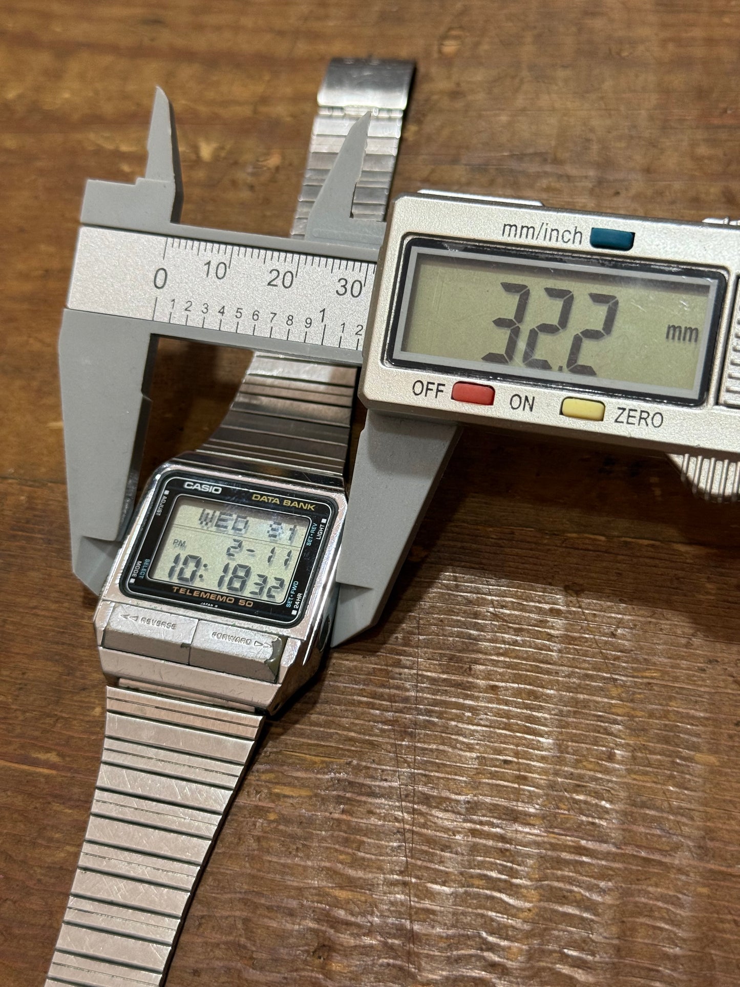 Vintage Casio DB-500 Japan Watch Junk Not Working For Parts